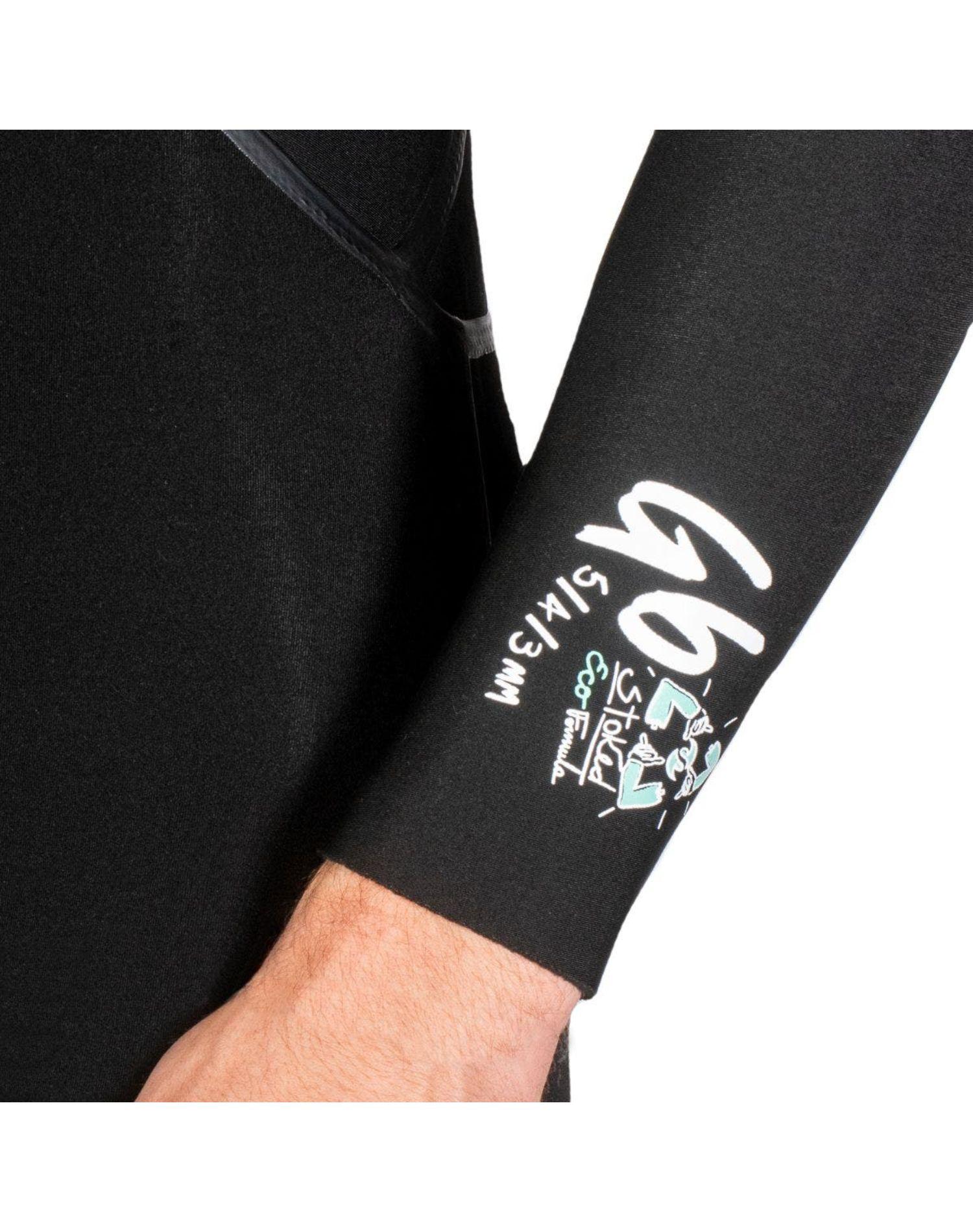 Traje Stoked Hombre De Agua G6 37716 Hood Negro-6