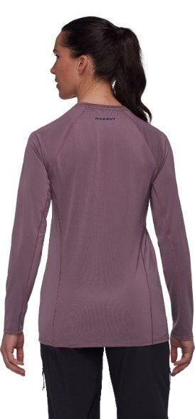 Polera Mammut Mujer Manga Larga Selun Fl Logo Morado-1