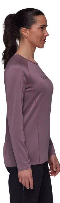 Polera Mammut Mujer Manga Larga Selun Fl Logo Morado-2