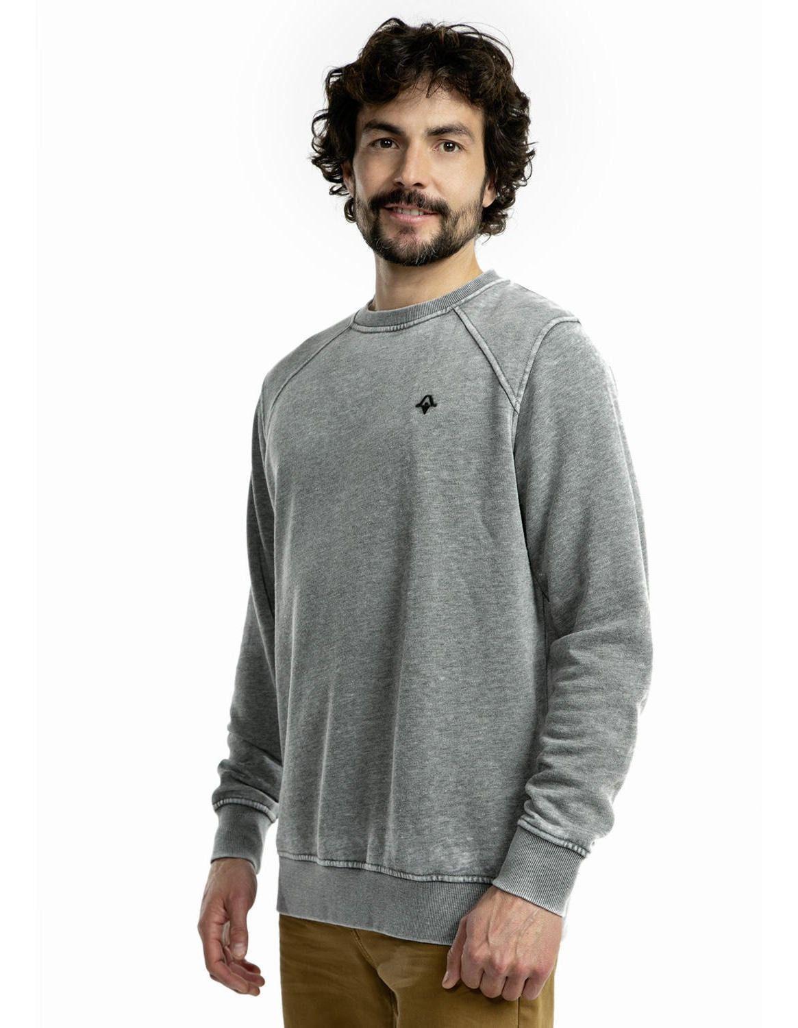 Polerón Kivül Hombre Vencel Lavado Gris-1