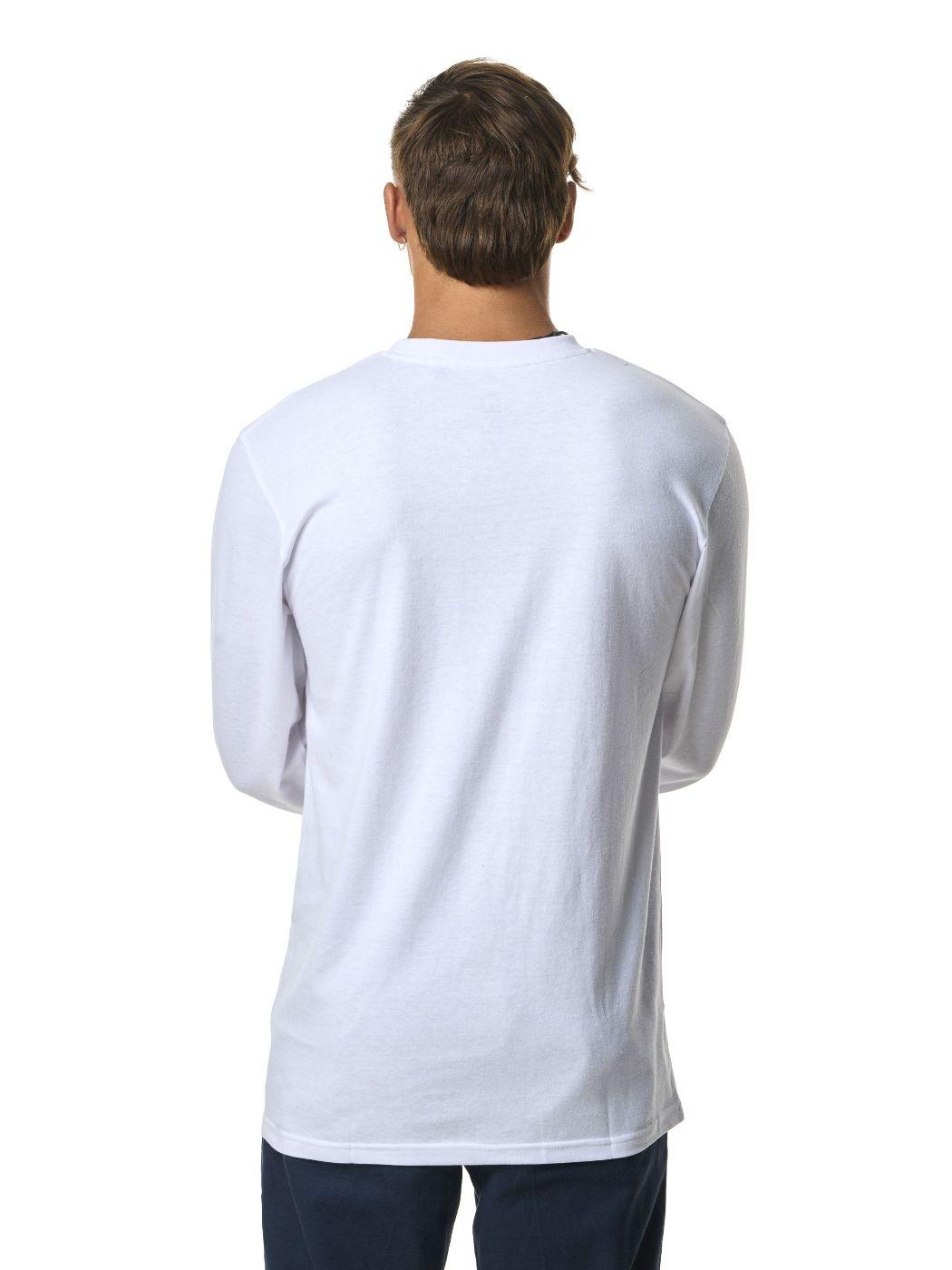 Polera Stoked Hombre Logo Ml Blanco-3