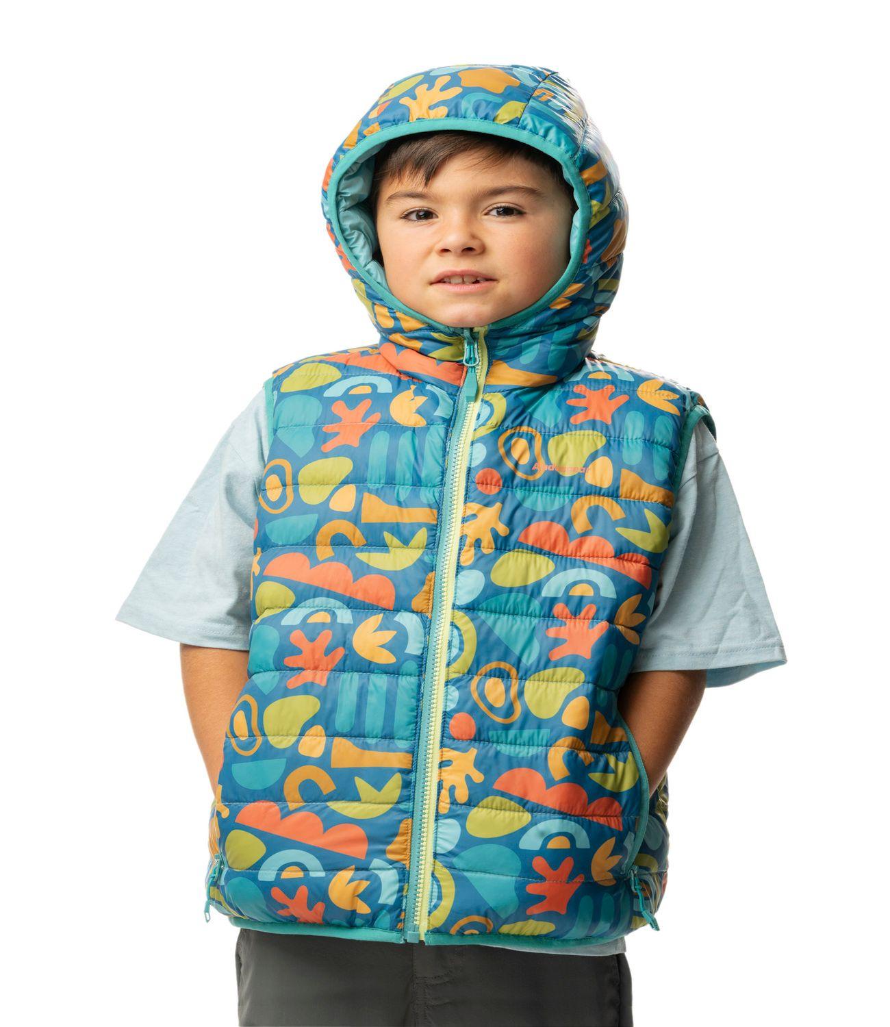 Chaqueta Andesgear Kids Chonchi Vest Reversible Celeste-2