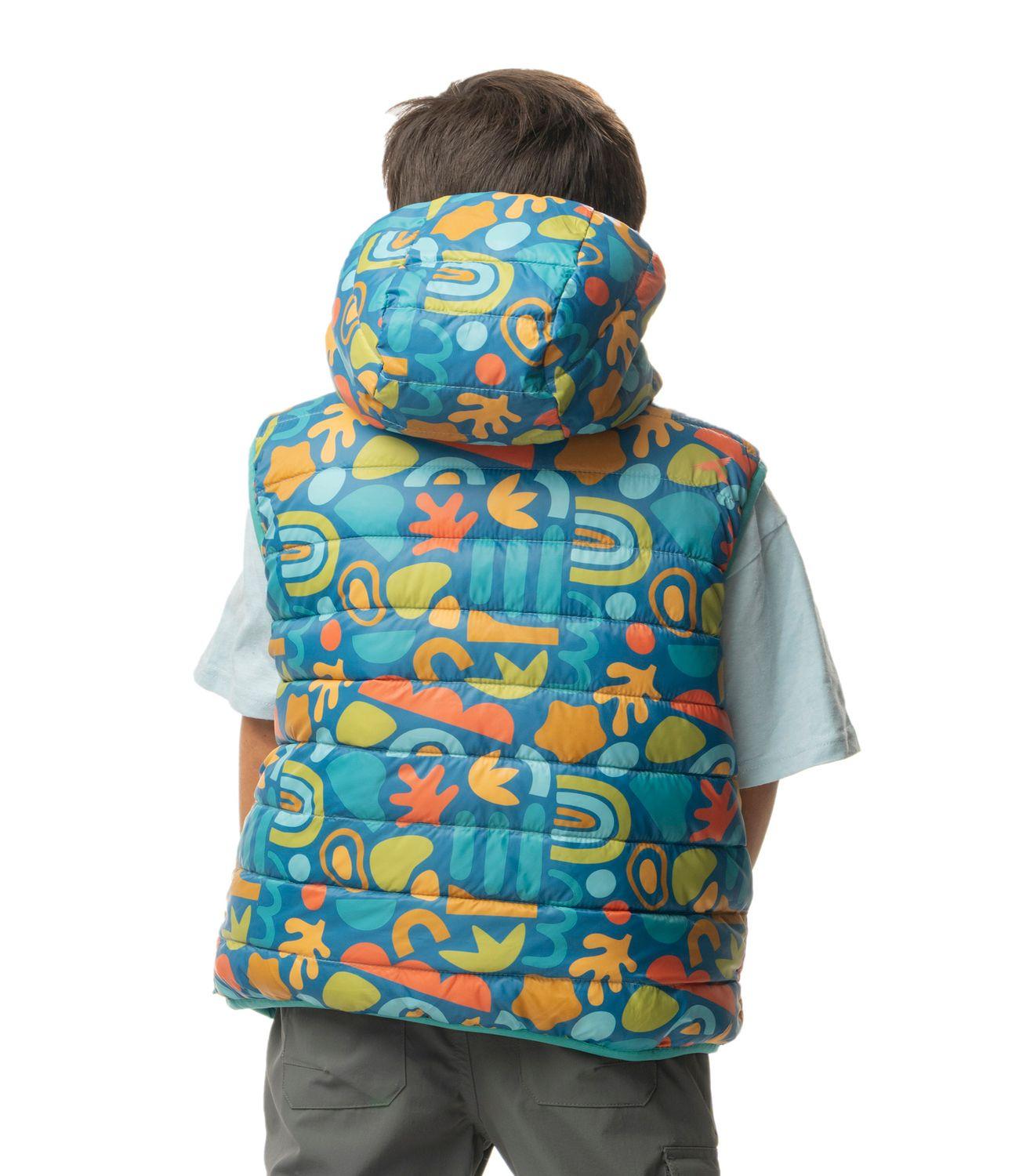 Chaqueta Andesgear Kids Chonchi Vest Reversible Celeste-4
