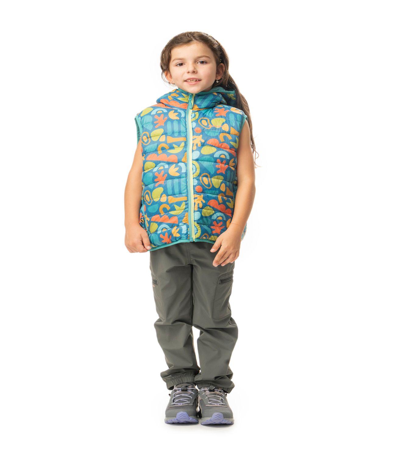 Chaqueta Andesgear Kids Chonchi Vest Reversible Celeste-6
