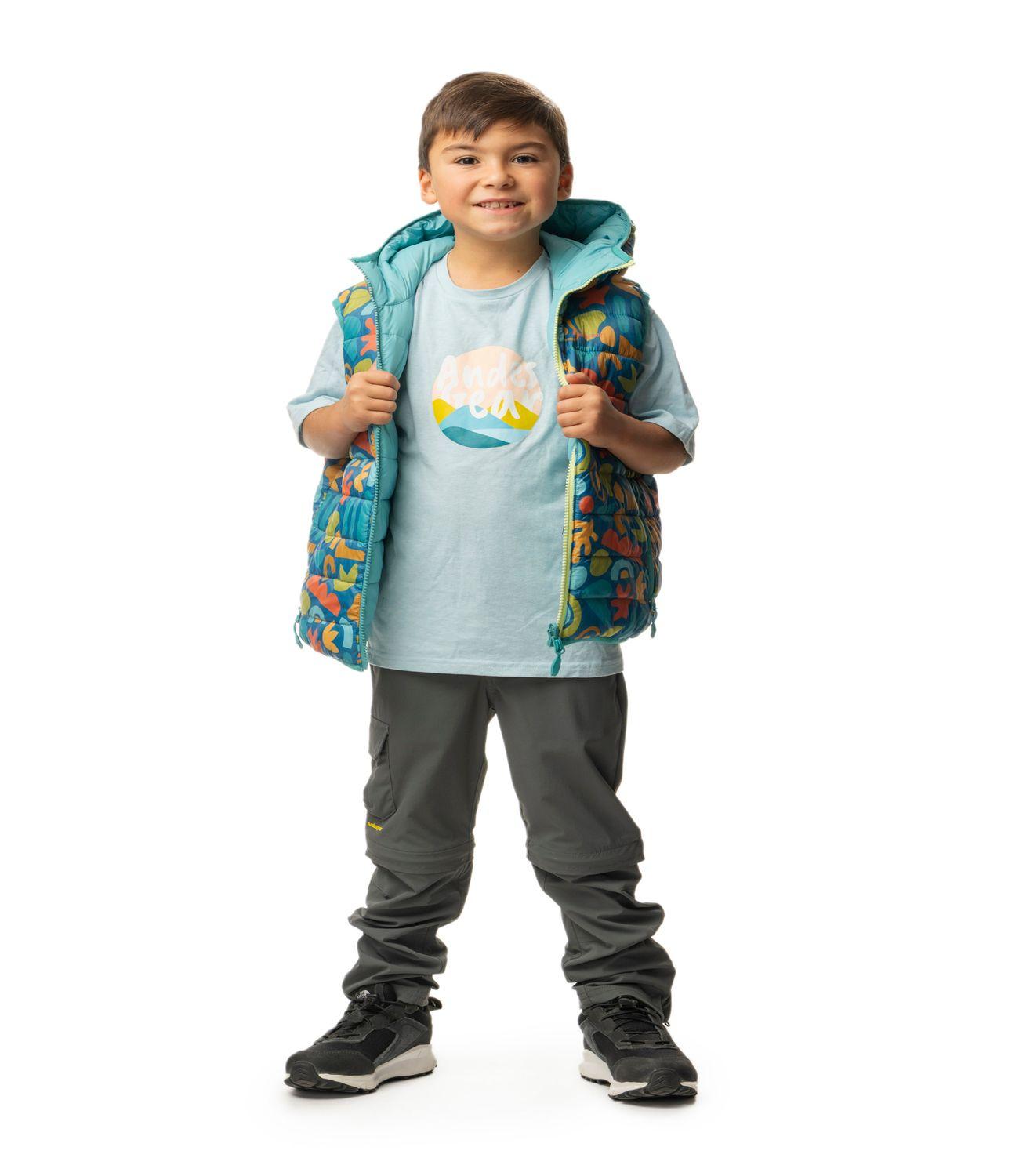 Chaqueta Andesgear Kids Chonchi Vest Reversible Celeste-7