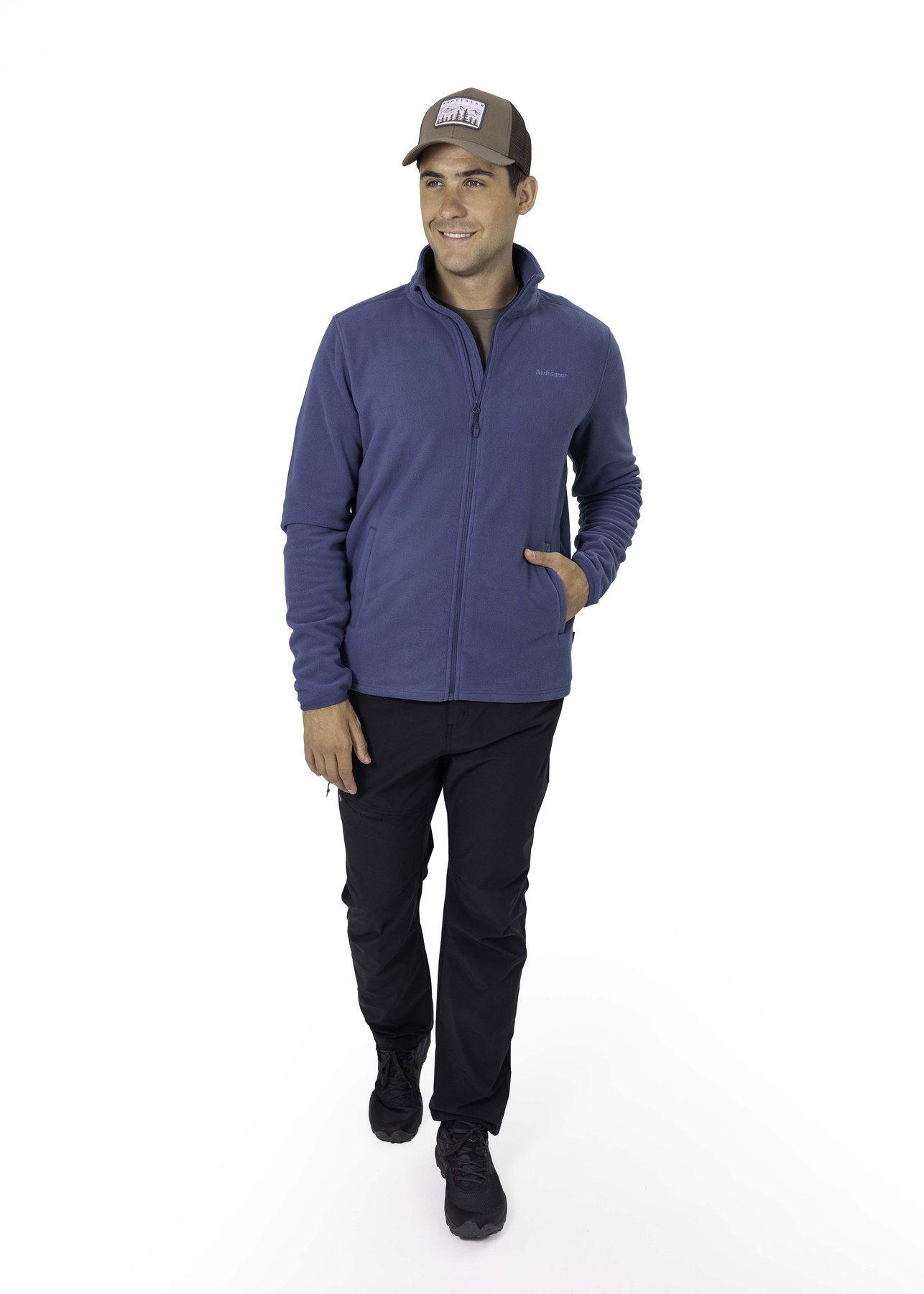 Polar Andesgear Hombre Maihue Fullzip Azul V26-2