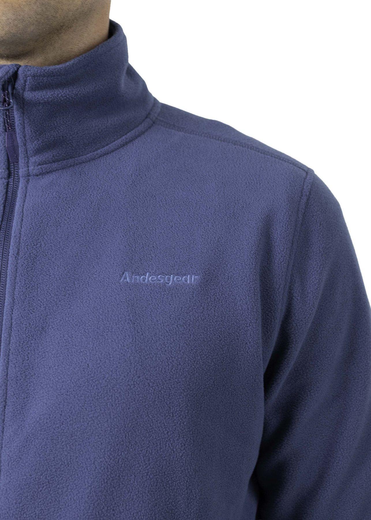 Polar Andesgear Hombre Maihue Fullzip Azul V26-5