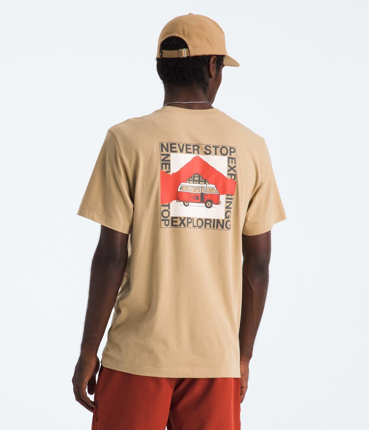 Polera Escape The City Regular Short Sleeve T Hombre Marrón-1