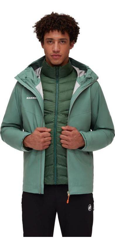 Chaqueta Mammut Hombre 3 In 1 Tour Hs Hooded Verde-0