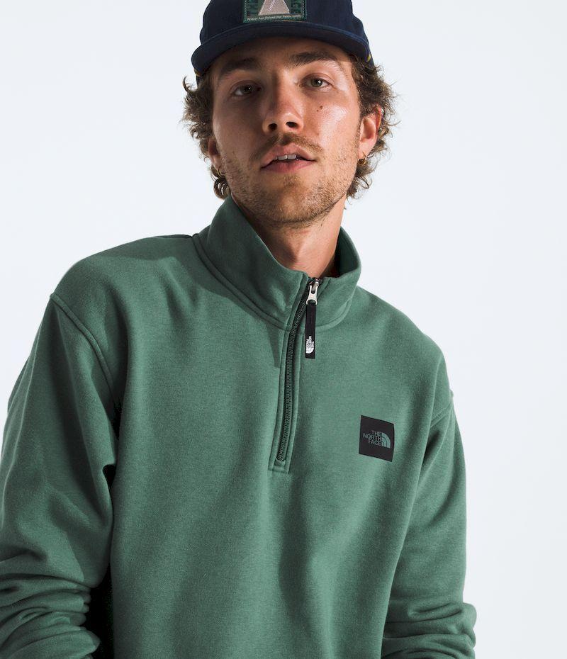 Poleron The North Face Hombre Box Half Dome 45748 Zip Verde-2