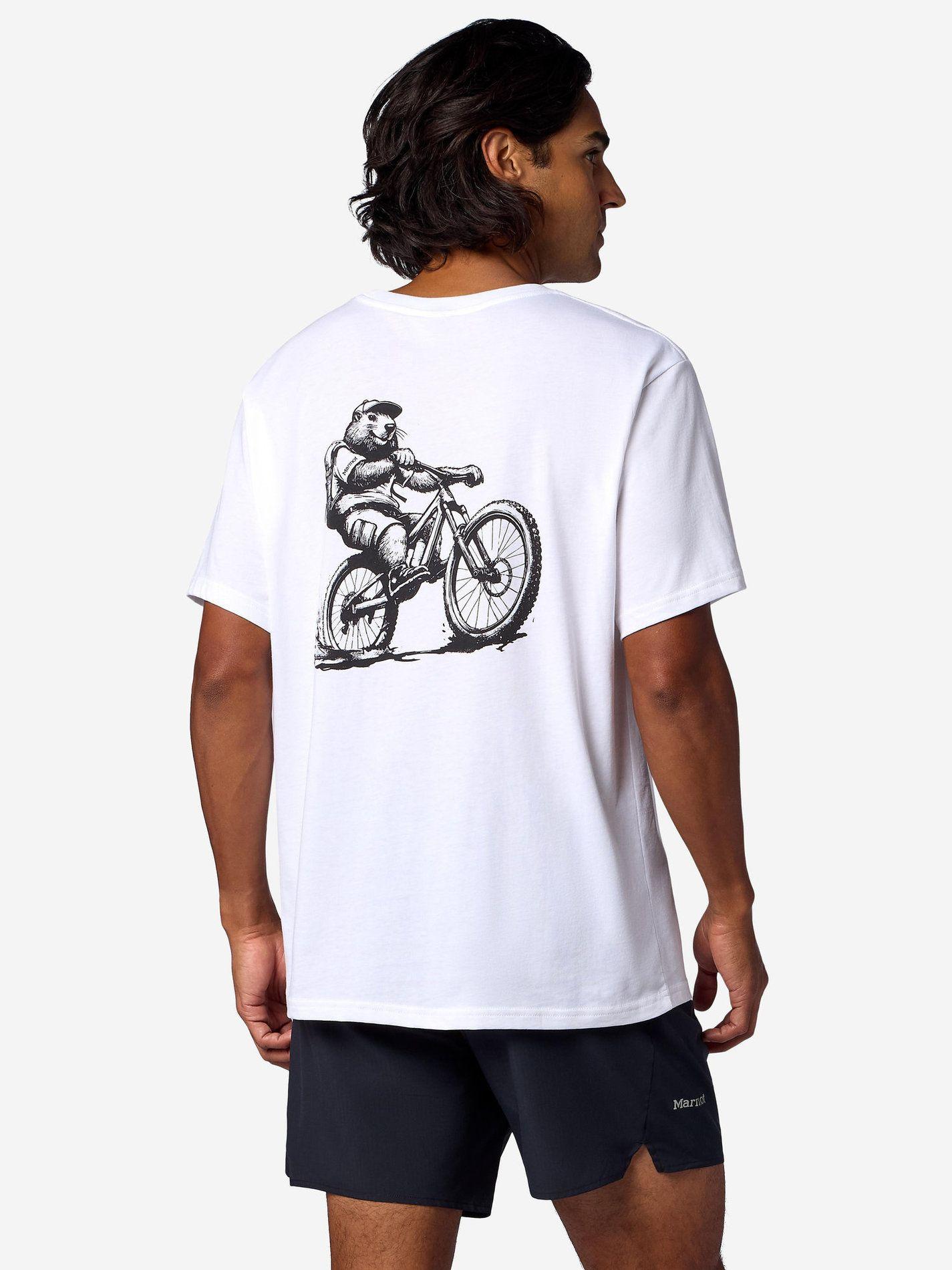 Polera Marmot Hombre Mountain Bike Marty Blanco-1