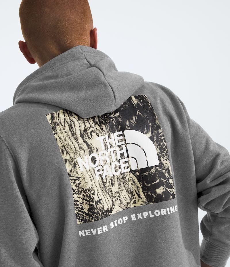 Poleron The North Face Hombre Lunar New Year Snake Print Hoodie Gris-3