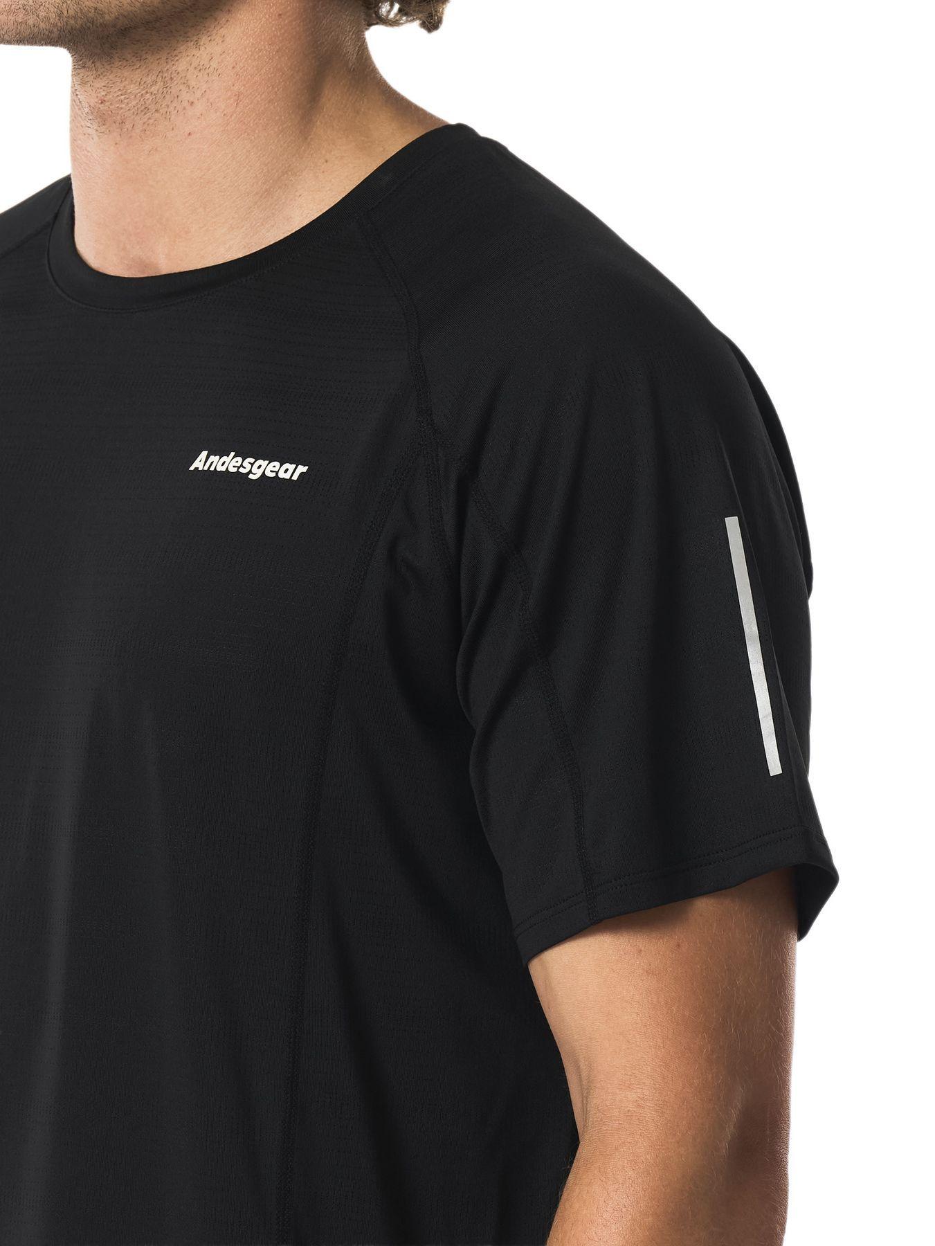 Polera Andesgear Hombre Vizcachas Ss Negro I26-4