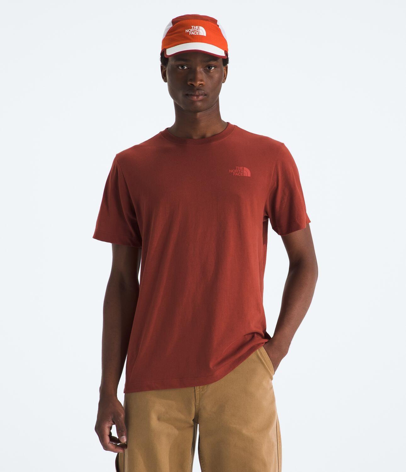 Polera Mountain Scape Regular Short Sleeve Te Hombre Rojo-0