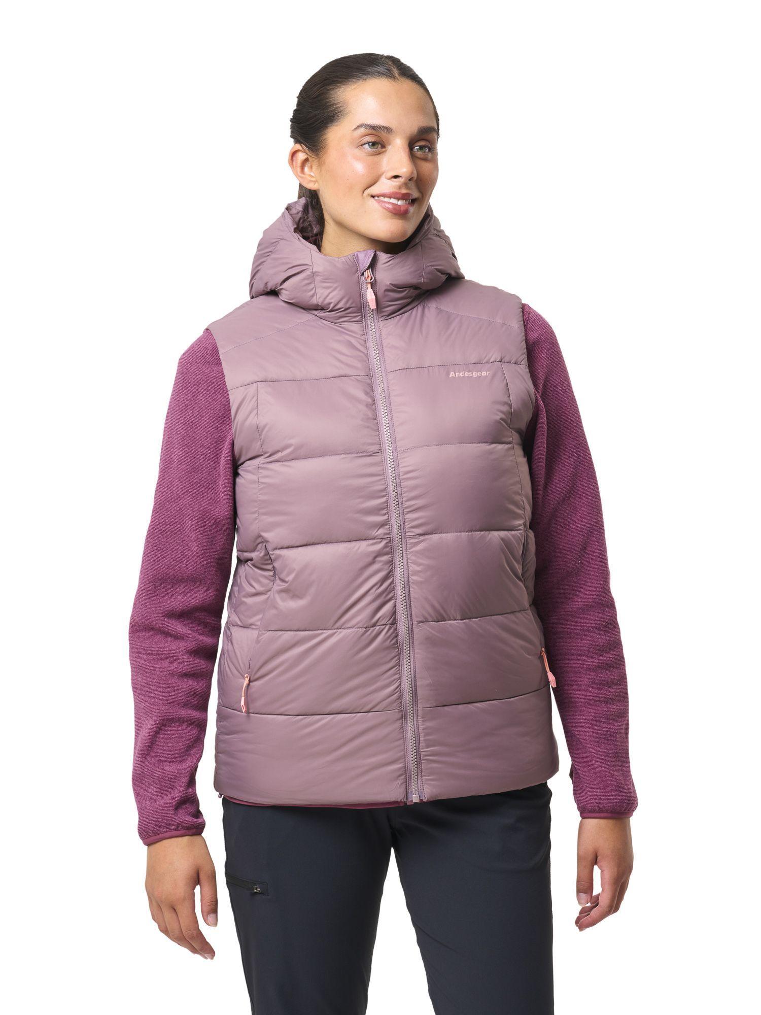 Chaqueta Andesgear Mujer Raihue Down Vest - Rosado-0