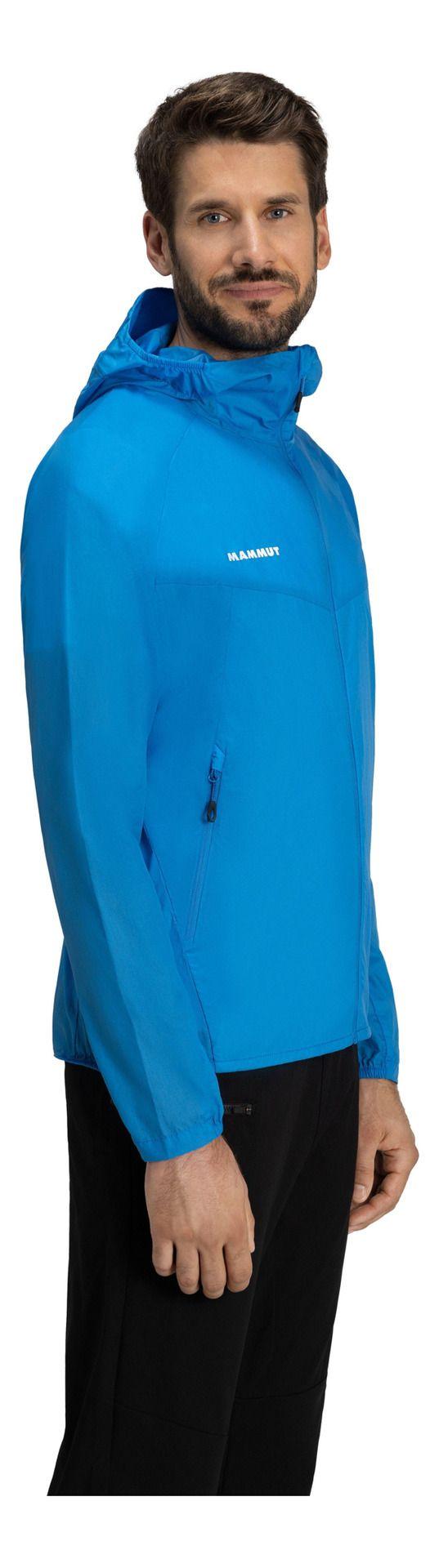 Chaqueta Mammut Hombre Cortaviento Convey Wb Hooded Turquesa Turquesa-2