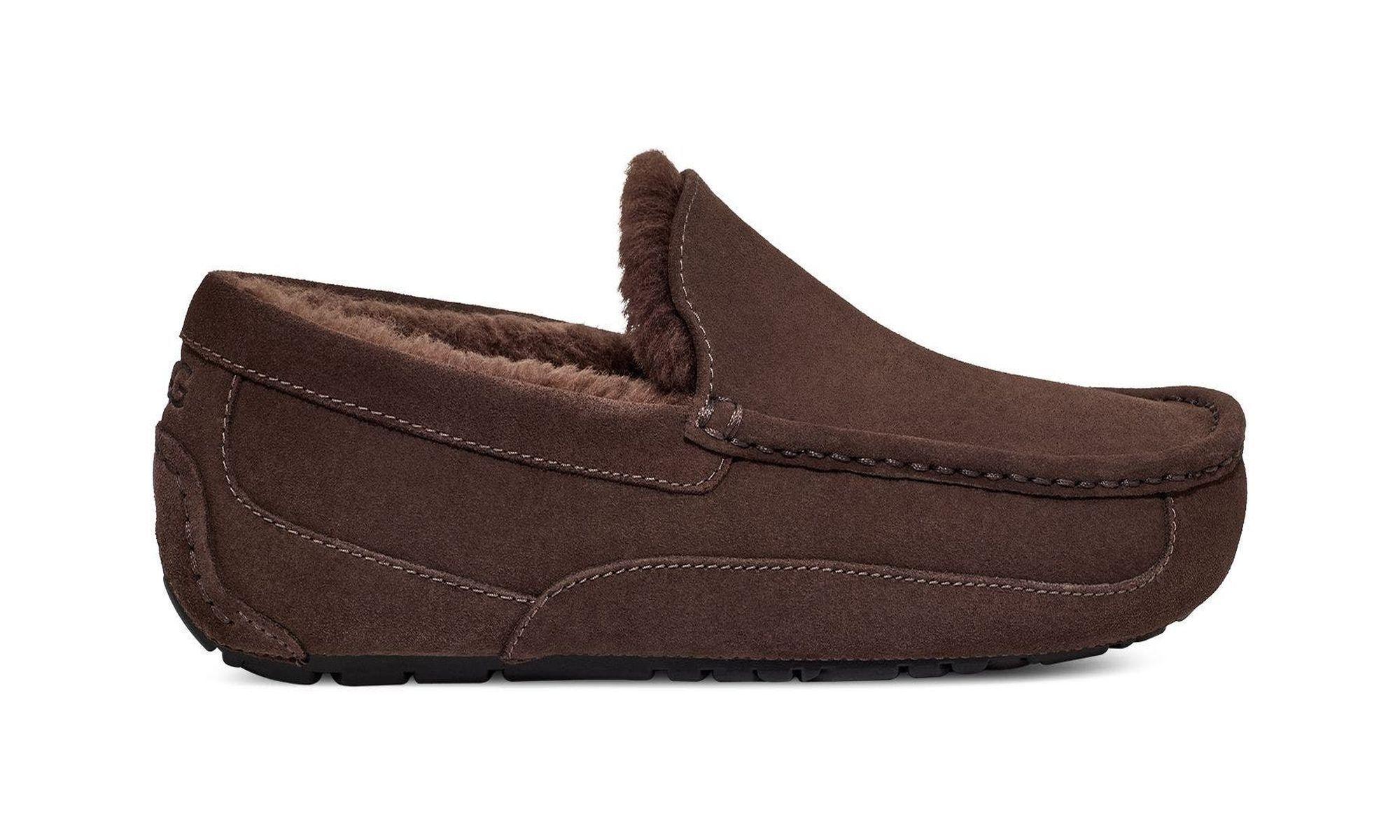 Pantuflas UGG Hombre Ascot UGDDC Café-0