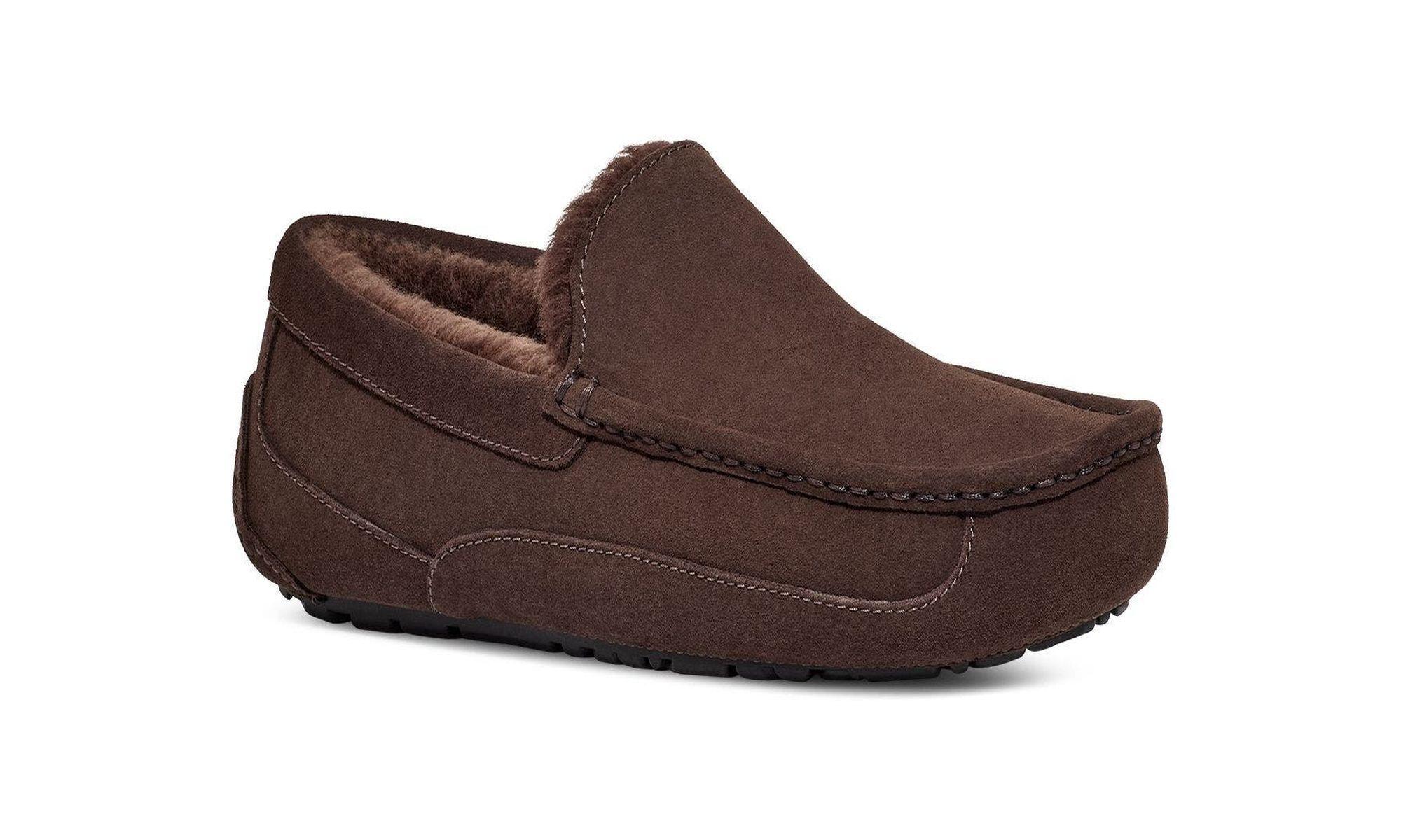 Pantuflas UGG Hombre Ascot UGDDC Café-1
