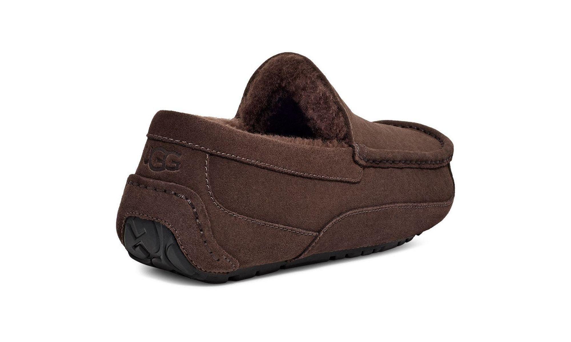 Pantuflas UGG Hombre Ascot UGDDC Café-2