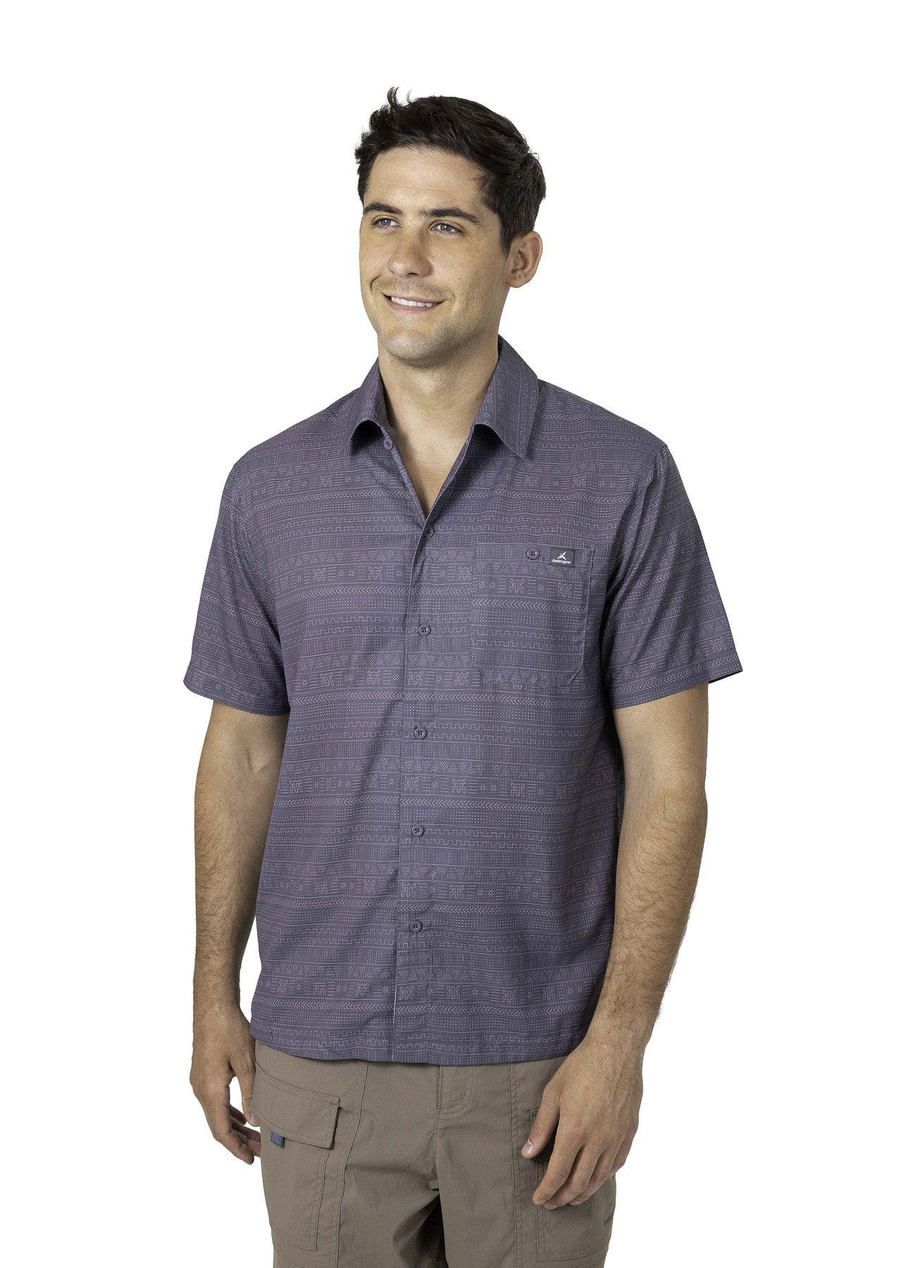Camisa Hombre Andesgear Colico Ss Gris V26-1