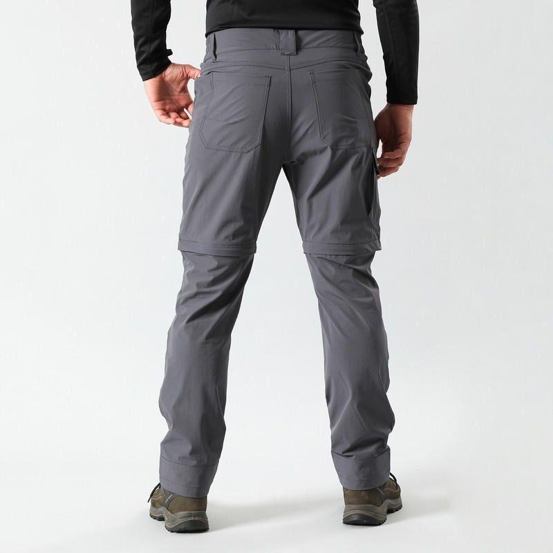 Pantalon Andesgear Hombre Desmontable Chacauco Gris-1