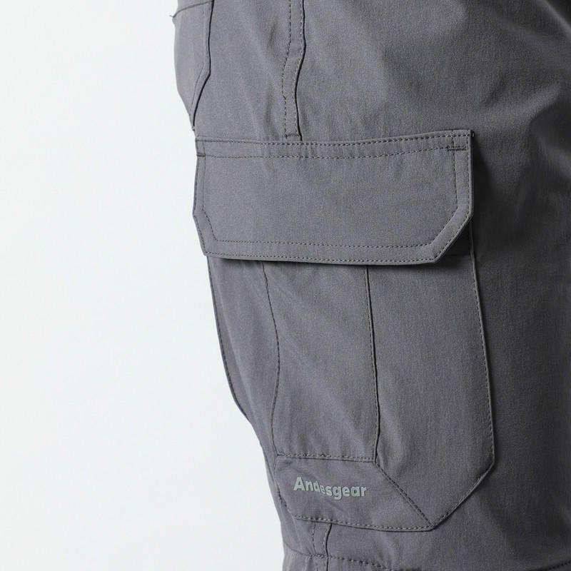 Pantalon Andesgear Hombre Desmontable Chacauco Gris-3