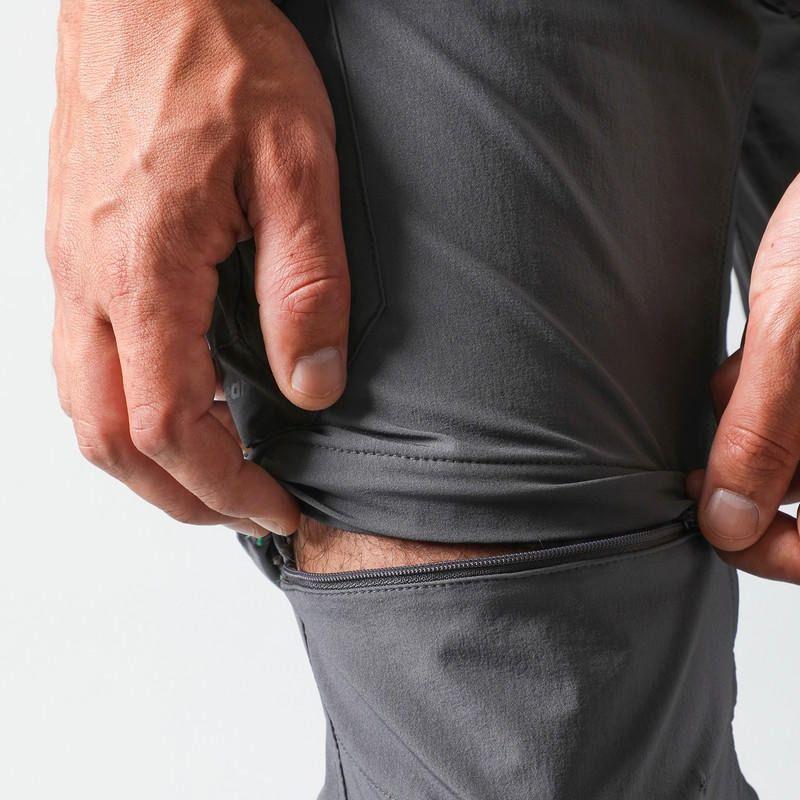 Pantalon Andesgear Hombre Desmontable Chacauco Gris-4