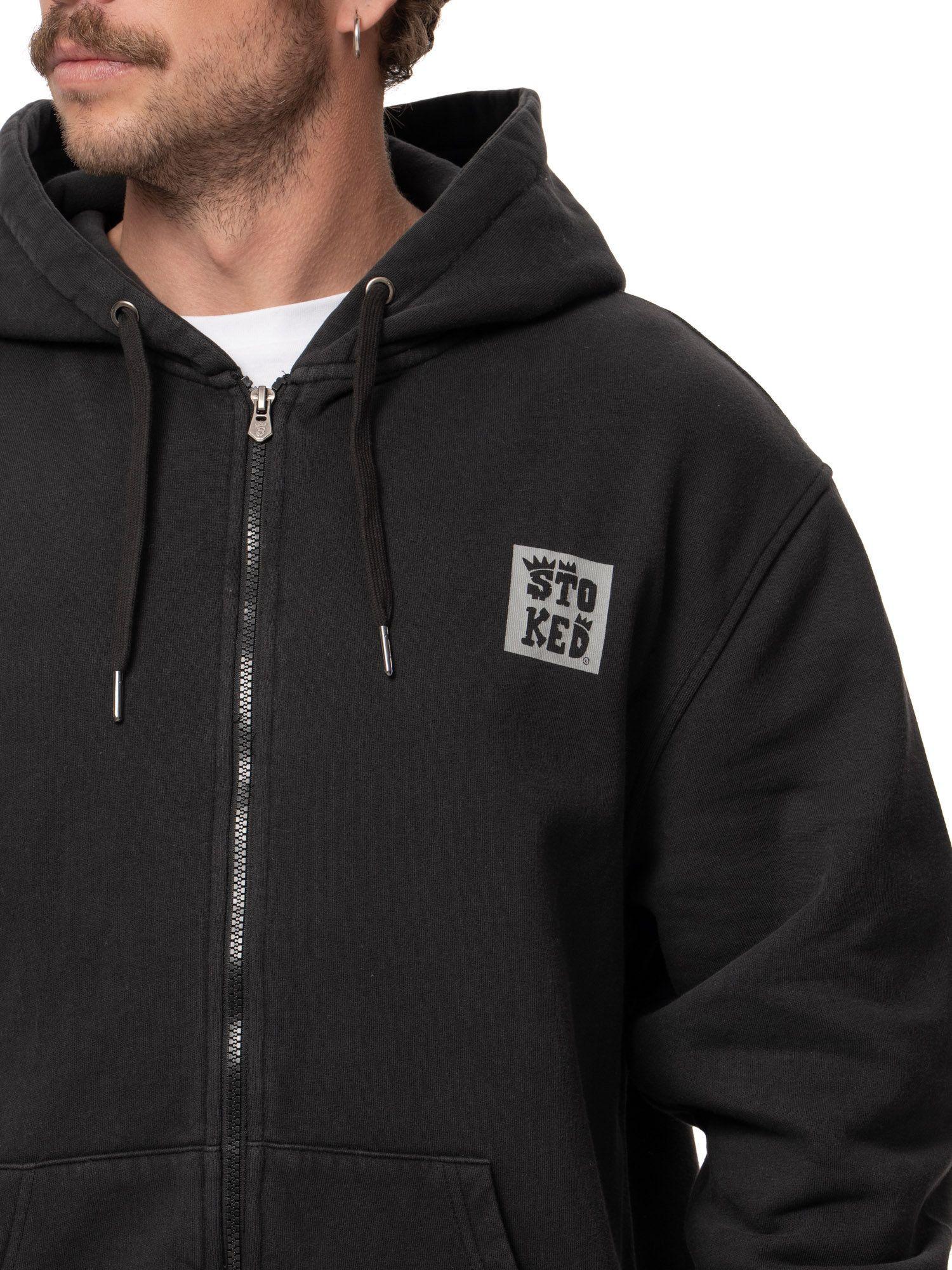 Poleron Stoked Hombre Slab Negro-4