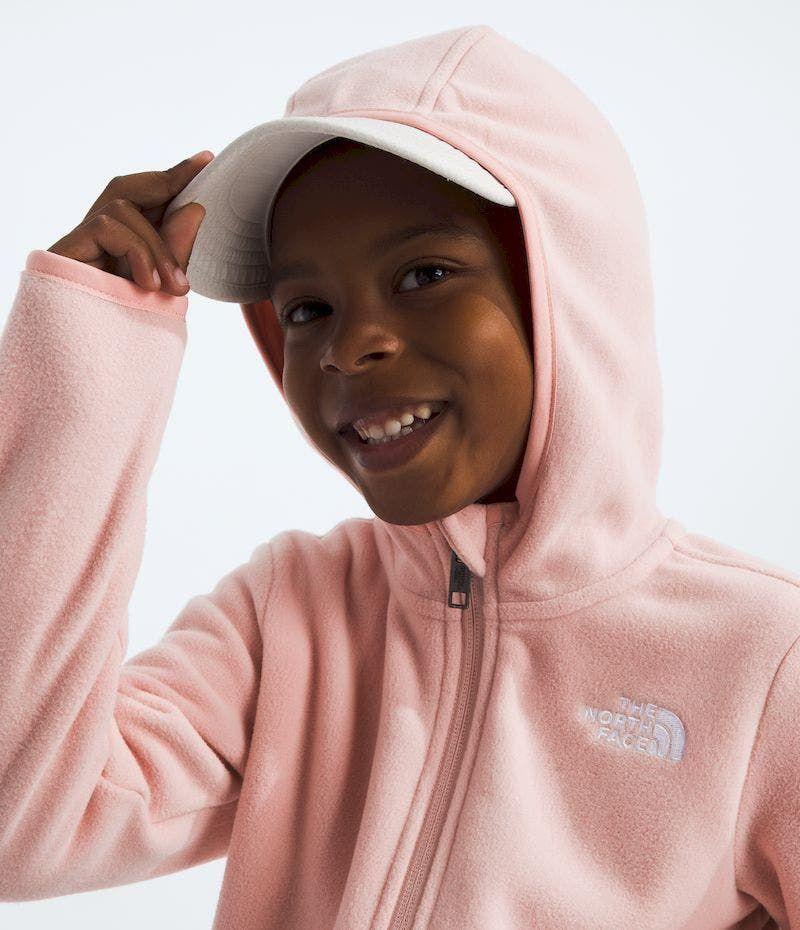 Polar The North Face Hombre Kid Glacier Fz Hoodie Rosado-2