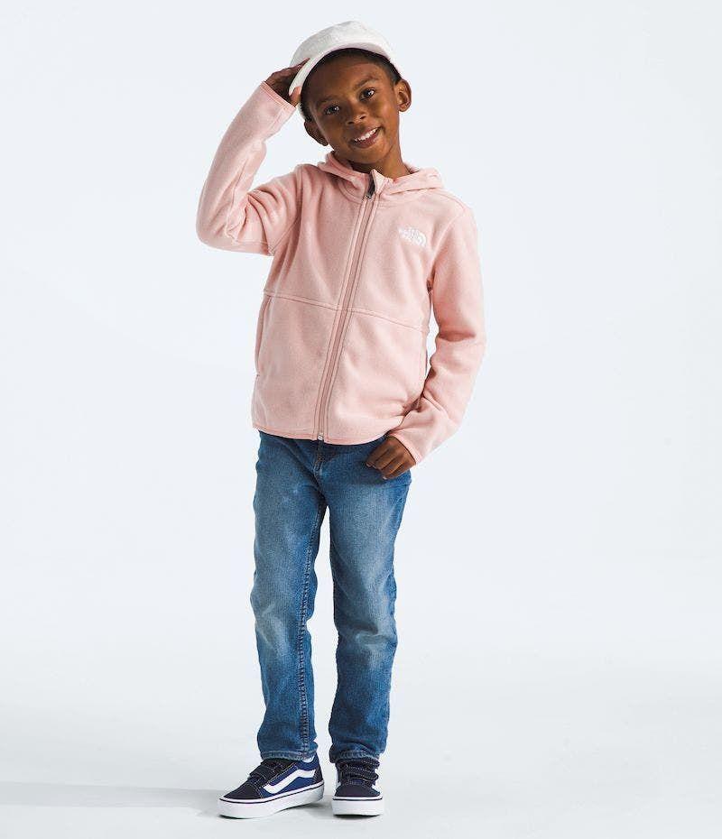 Polar The North Face Hombre Kid Glacier Fz Hoodie Rosado-3