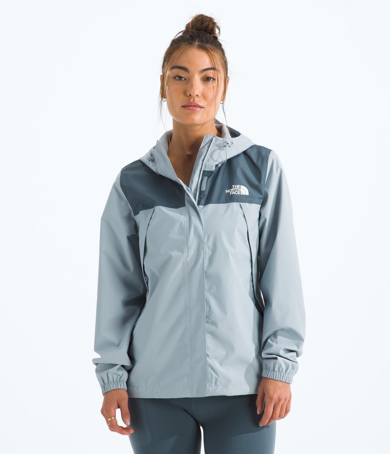 Chaqueta Impermeable Antora Mujer Gris-0