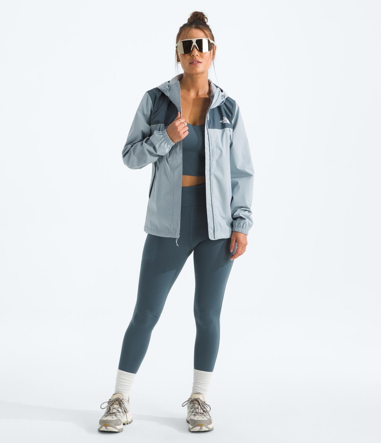 Chaqueta Impermeable Antora Mujer Gris-1