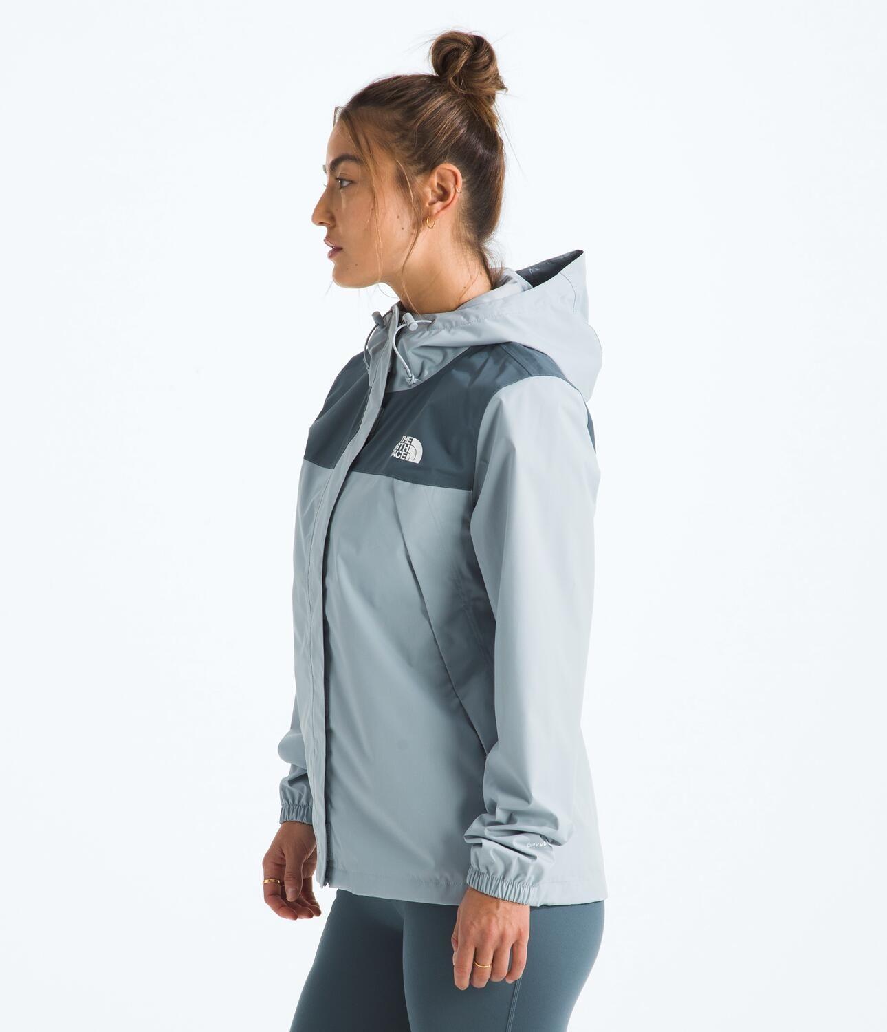 Chaqueta Impermeable Antora Mujer Gris-3