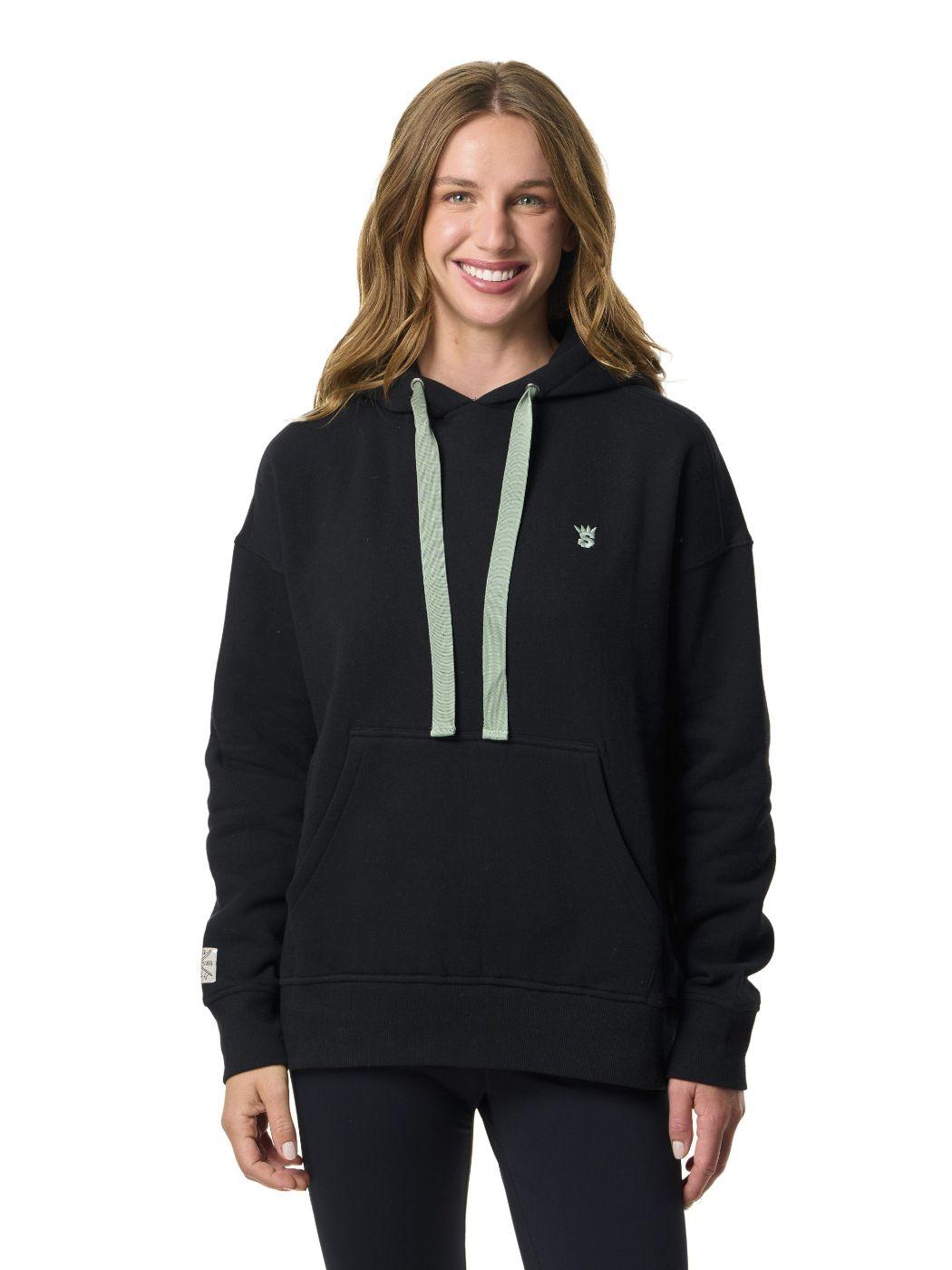 Polerón Stoked Mujer Salty Negro-0