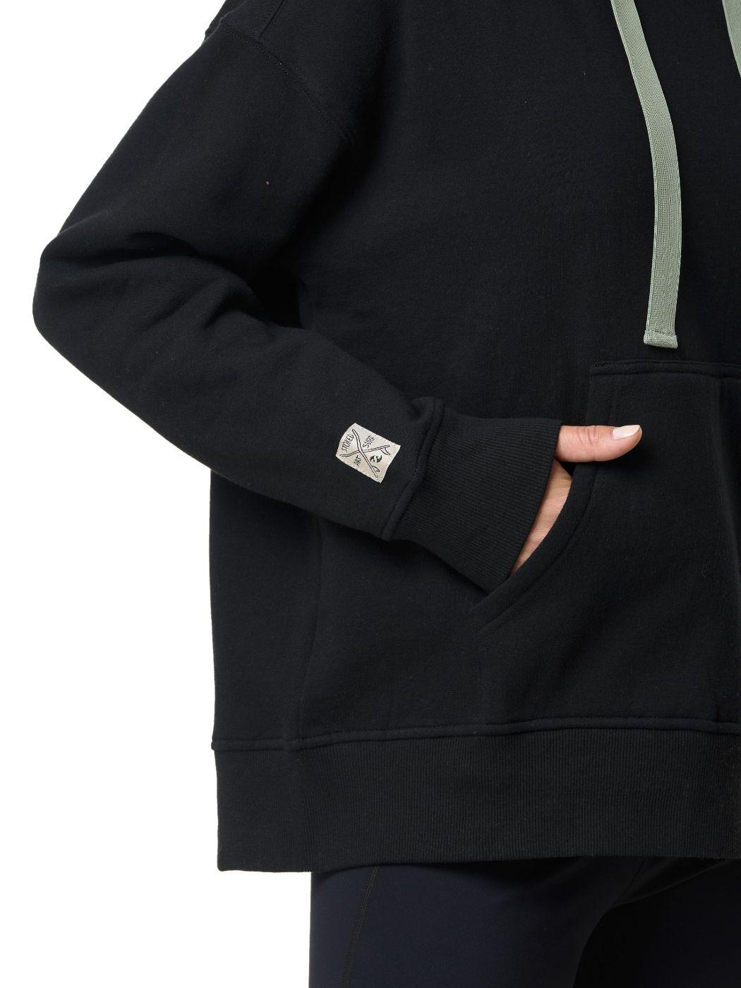 Polerón Stoked Mujer Salty Negro-4