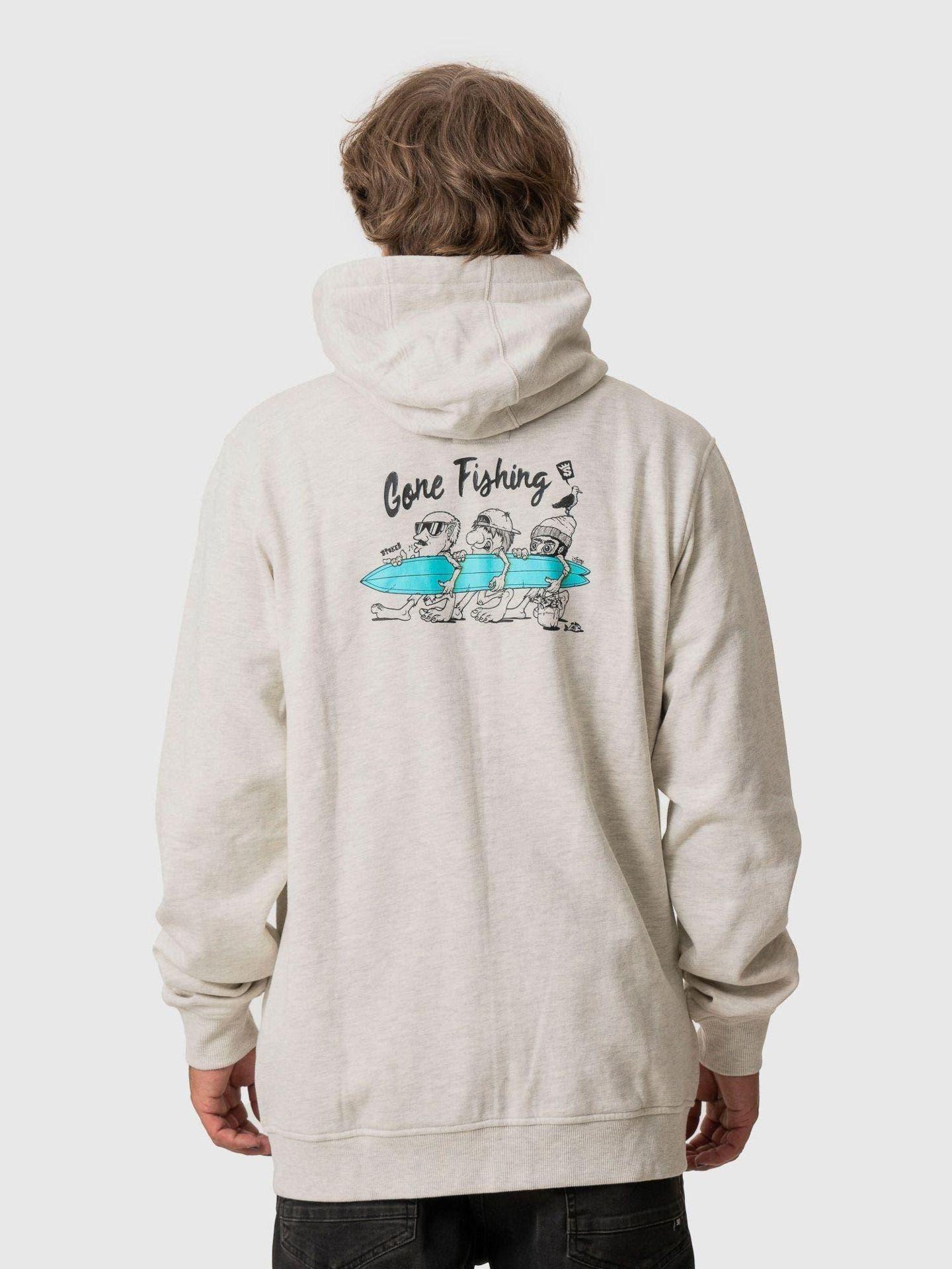 Polerón Stoked Hombre Fishing Crema-2