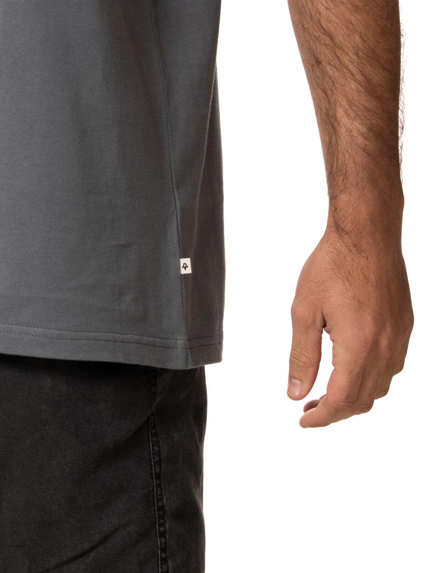 Polera Kivül Hombre Logo Gris Oscuro-4