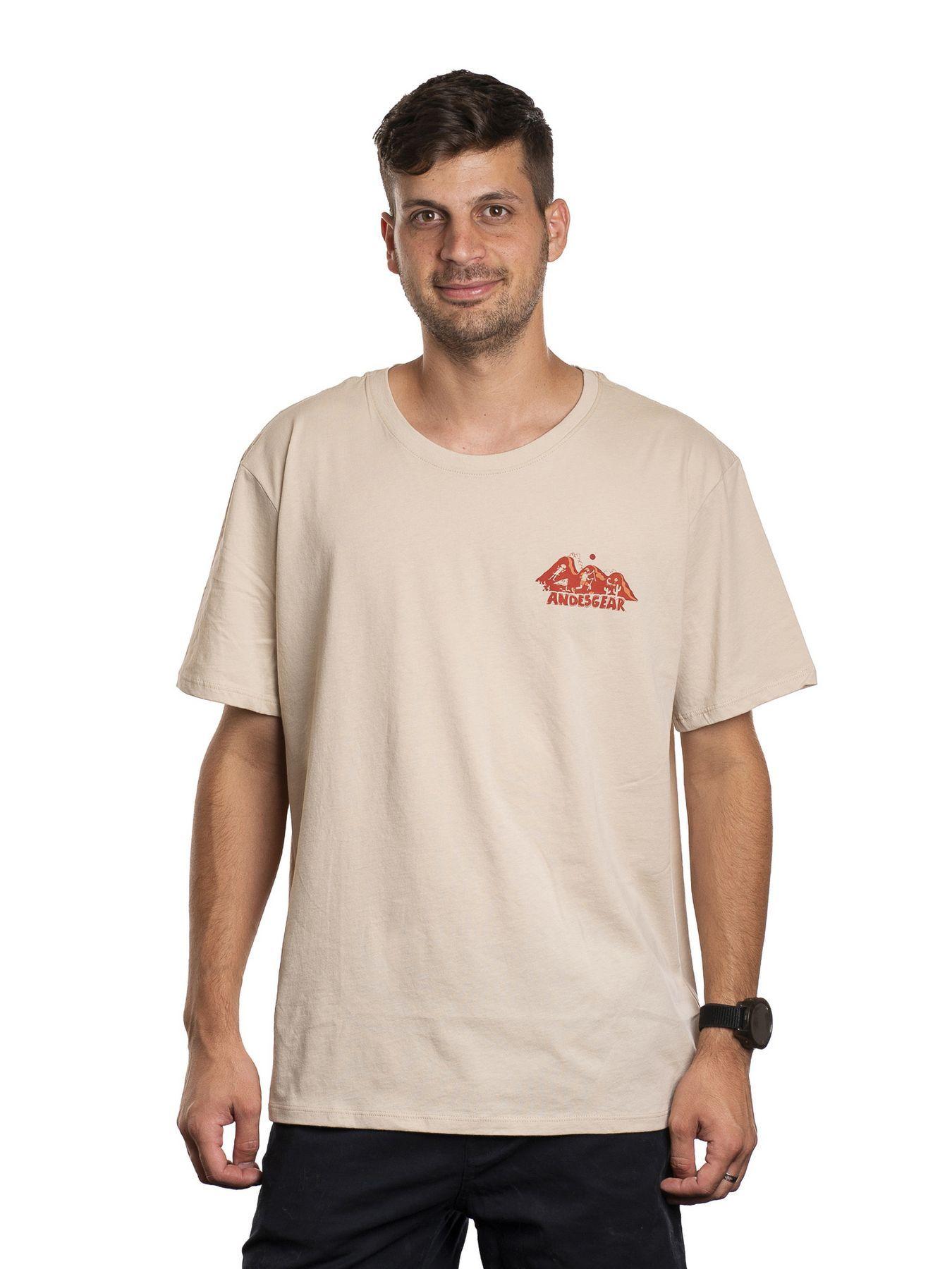 Polera Andesgear Hombre Cordillera A Mar Beige-0