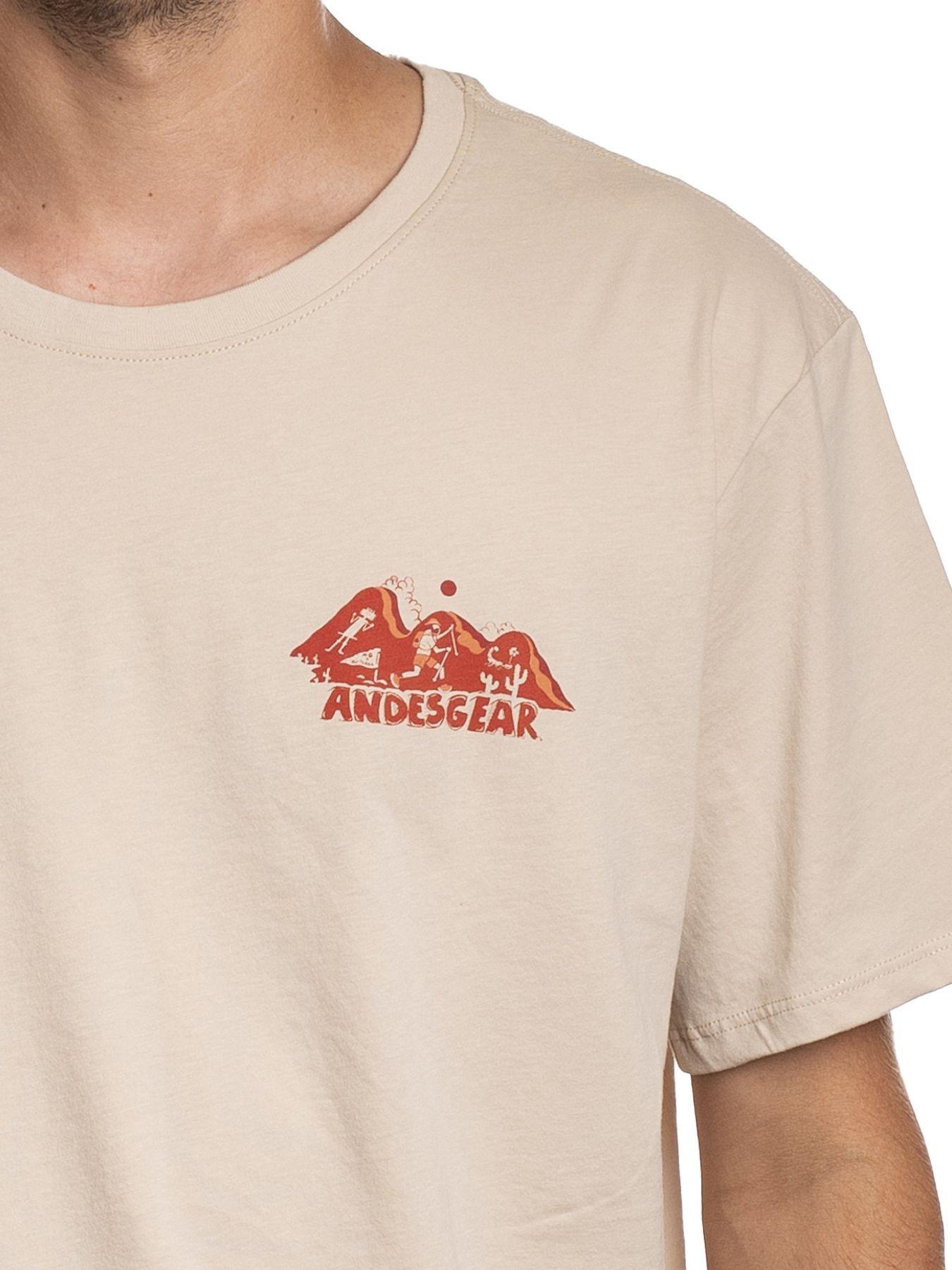 Polera Andesgear Hombre Cordillera A Mar Beige-2