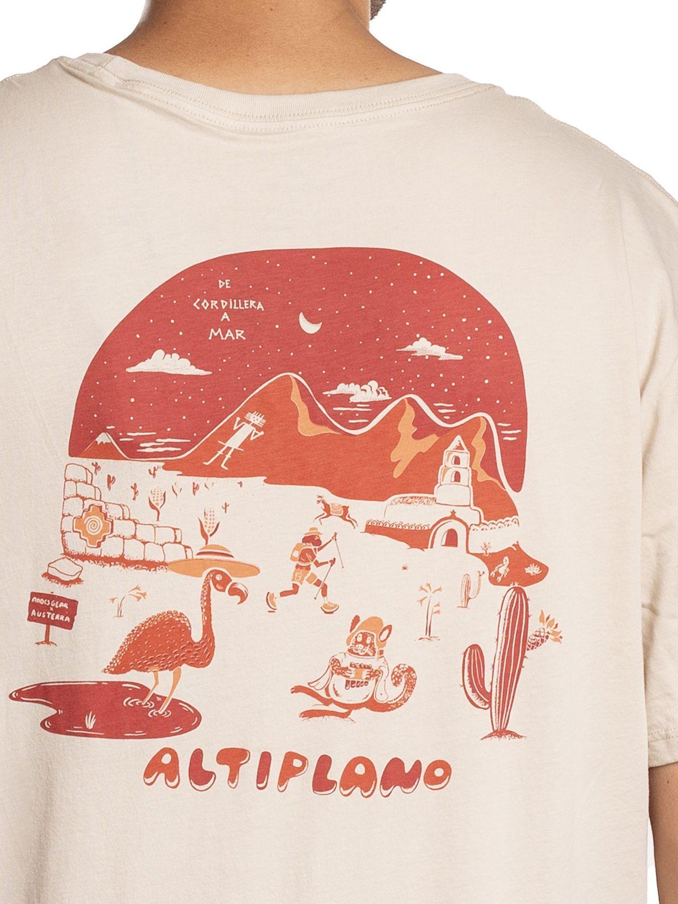 Polera Andesgear Hombre Cordillera A Mar Beige-3