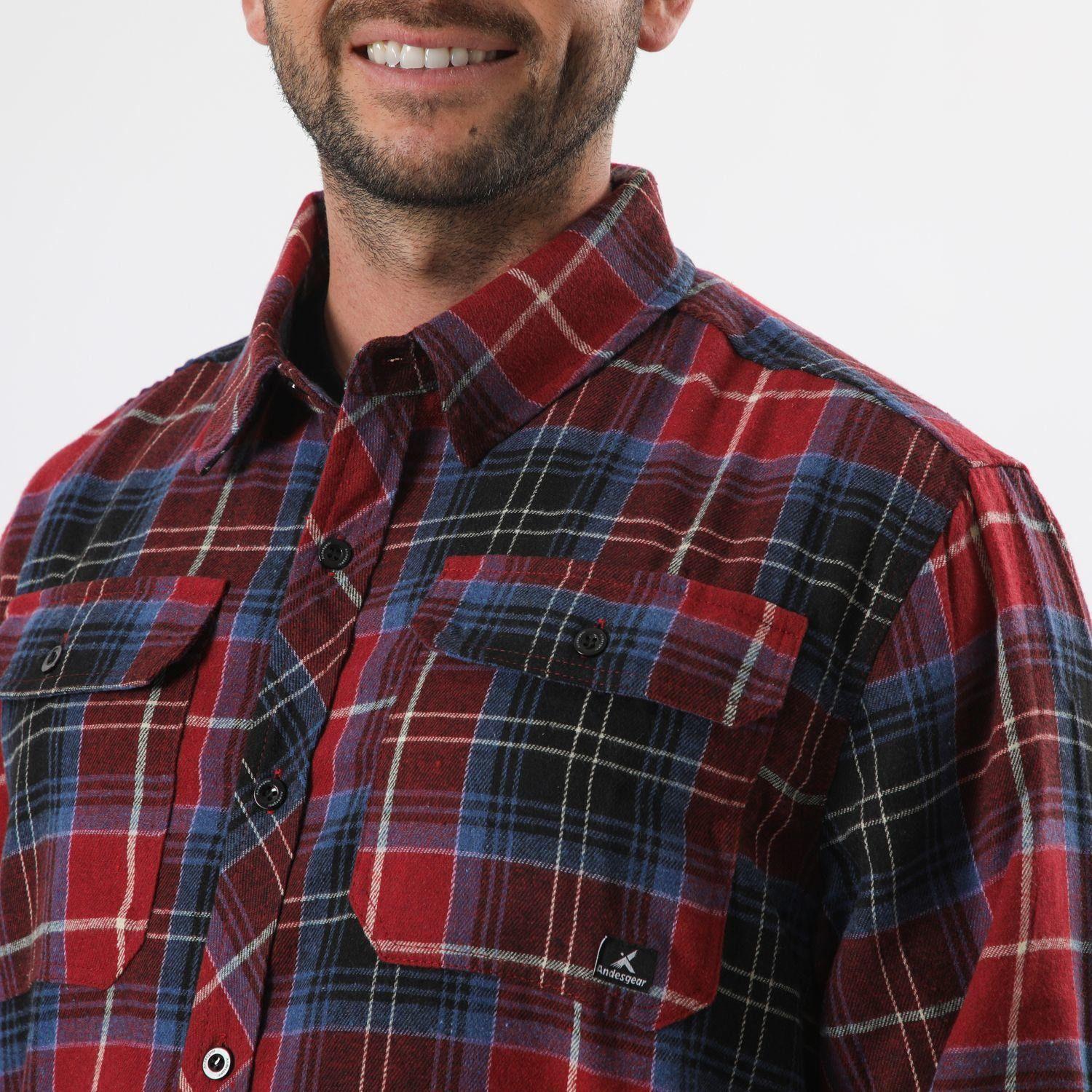 Camisa Andesgear Hombre Franela Pupuya Único color-4