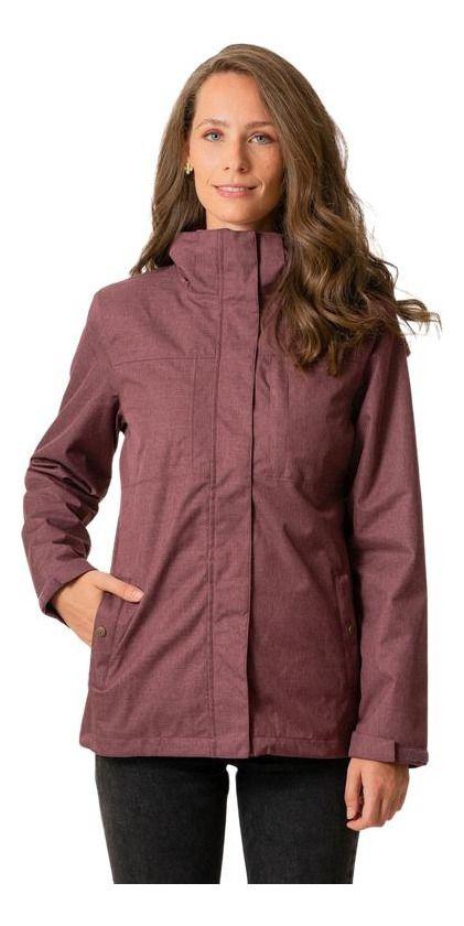 Chaqueta Kivül Mujer Siklos 3 En 1 Reciclada Burdeo-0