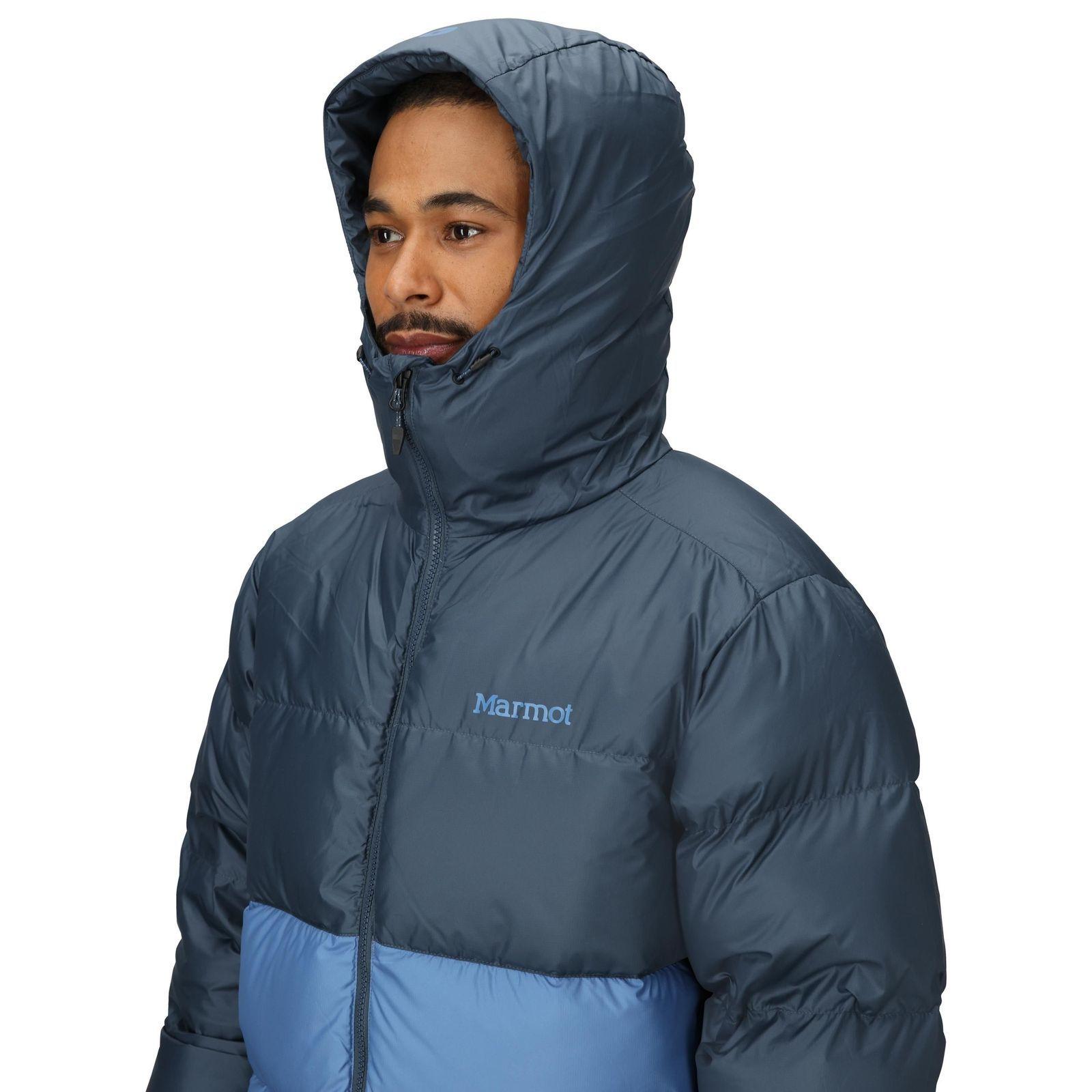 Chaqueta Marmot Hombre Guides Down Azul-5