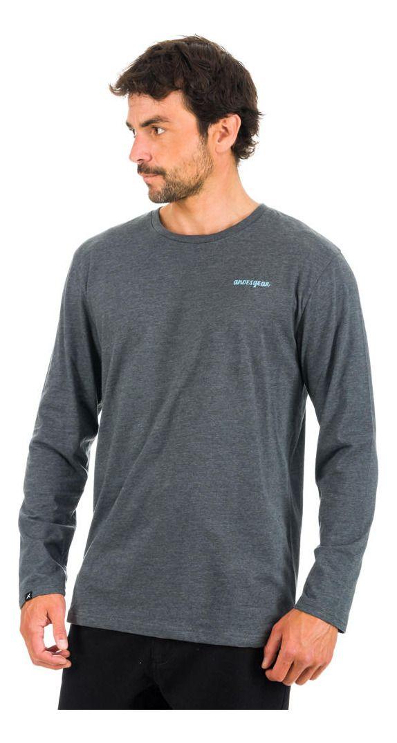 Polera Andesgear Hombre Cumbres Gris-2
