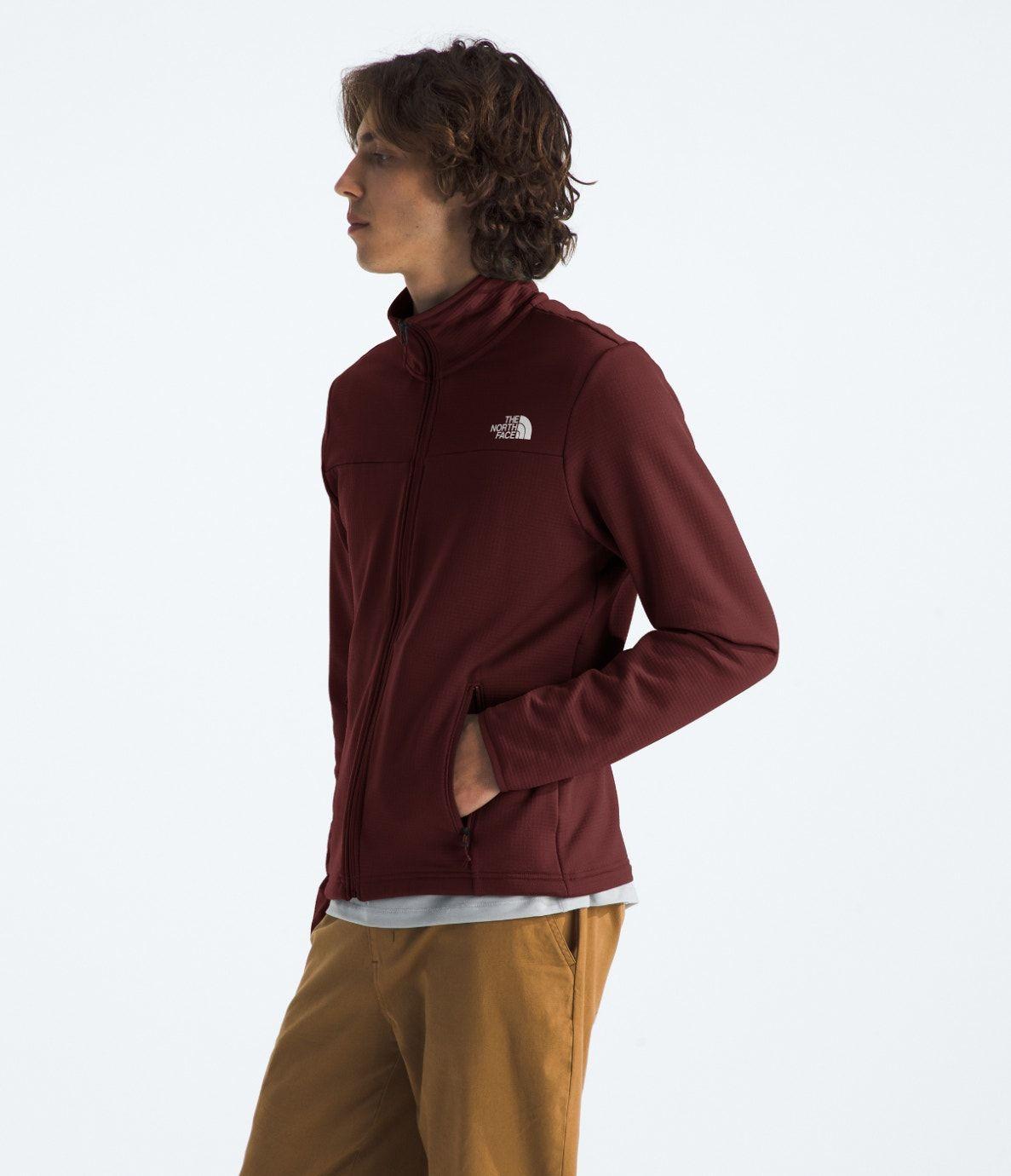 Polar The North Face Hombre Cedar Trail Grid Burdeo-2