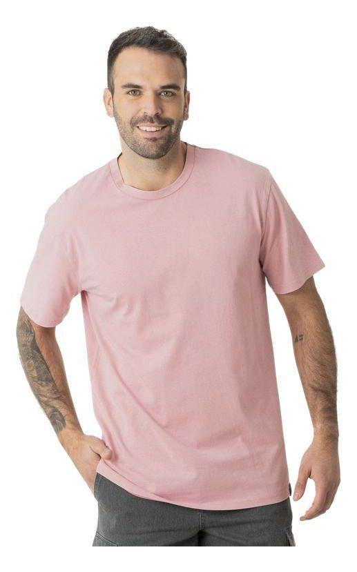 Polera Kivül Hombre Essential Rosado Rosado-0