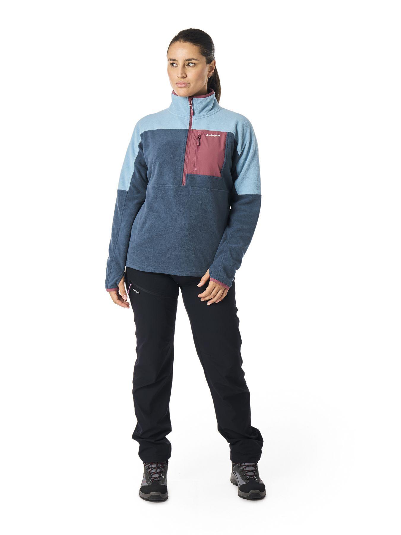 Polar Andesgear Mujer New Maihue 1/2 Azul-3
