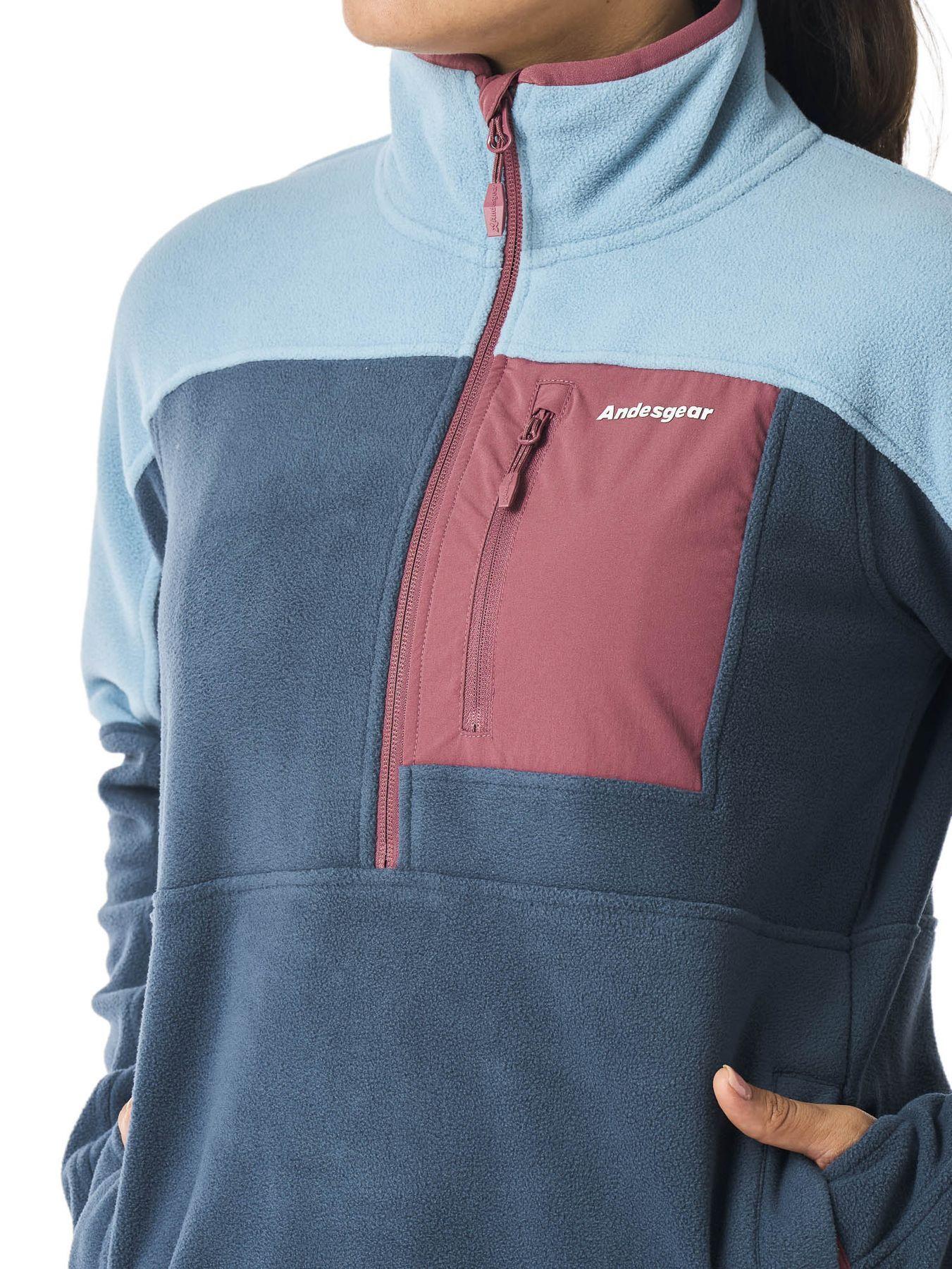 Polar Andesgear Mujer New Maihue 1/2 Azul-4