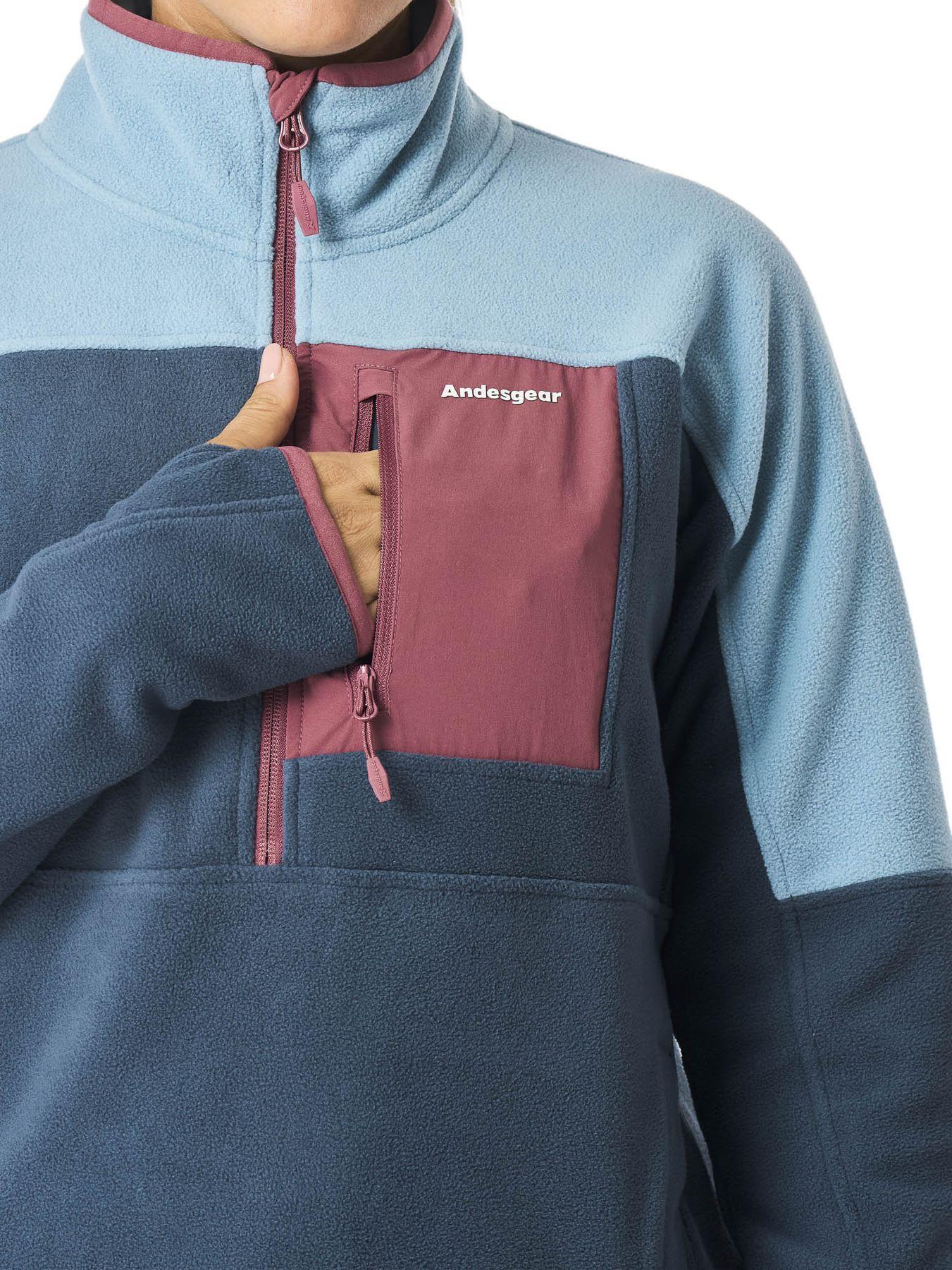 Polar Andesgear Mujer New Maihue 1/2 Azul-5