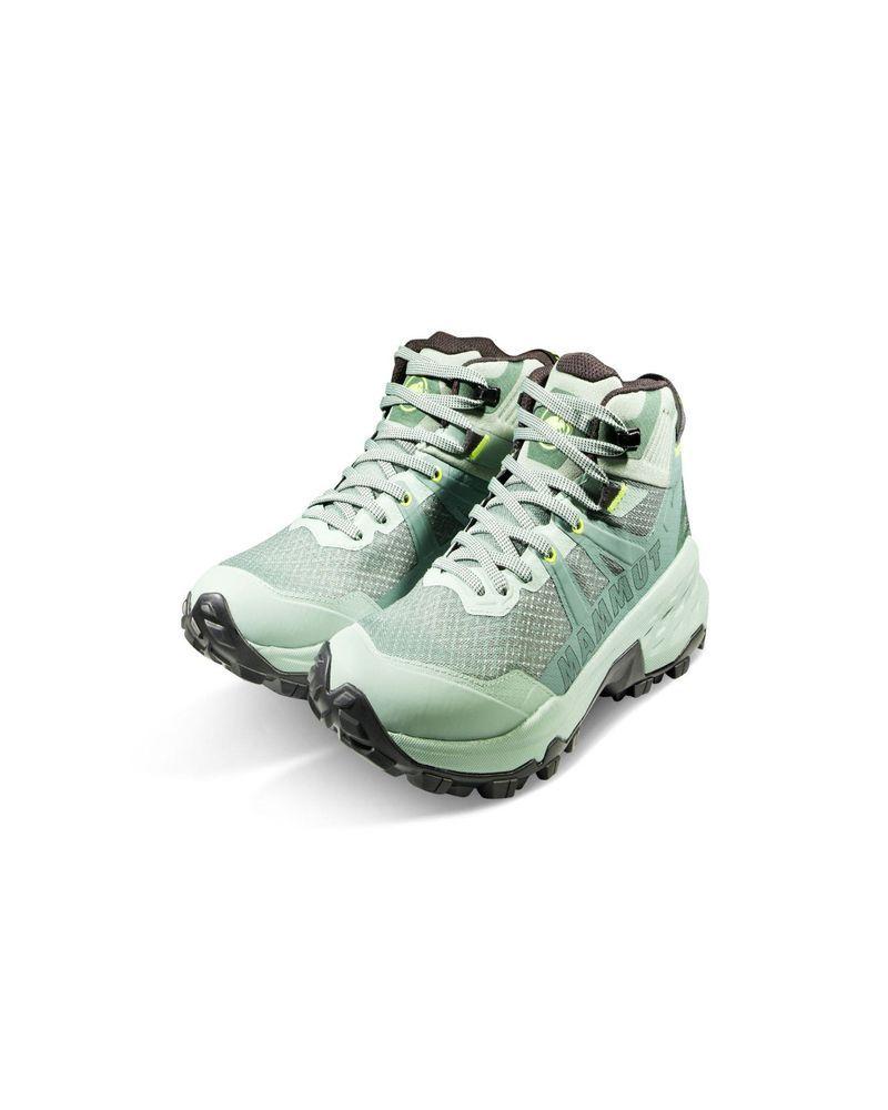 Zapato Mammut Mujer Sertig Ii Mid Gtx Verde-7